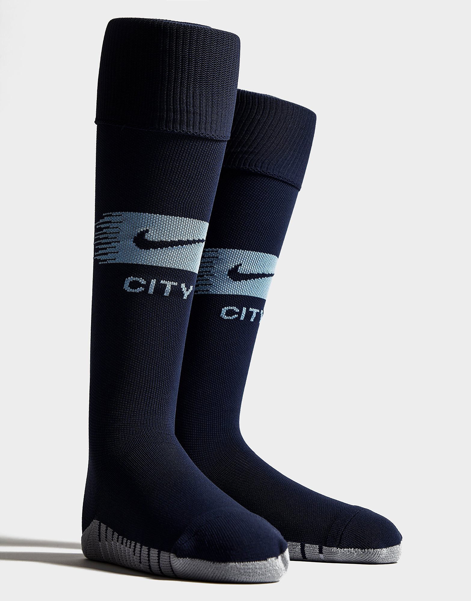

Nike Manchester City FC 18/19 Home Socks Jnr RESERVENOW - Blue - Kids, Blue