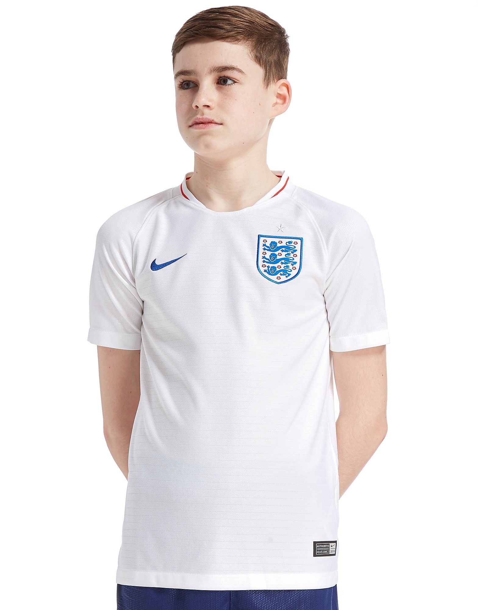 Nike Maillot Domicile Anglettere 2018 Junior - Blanc, Blanc