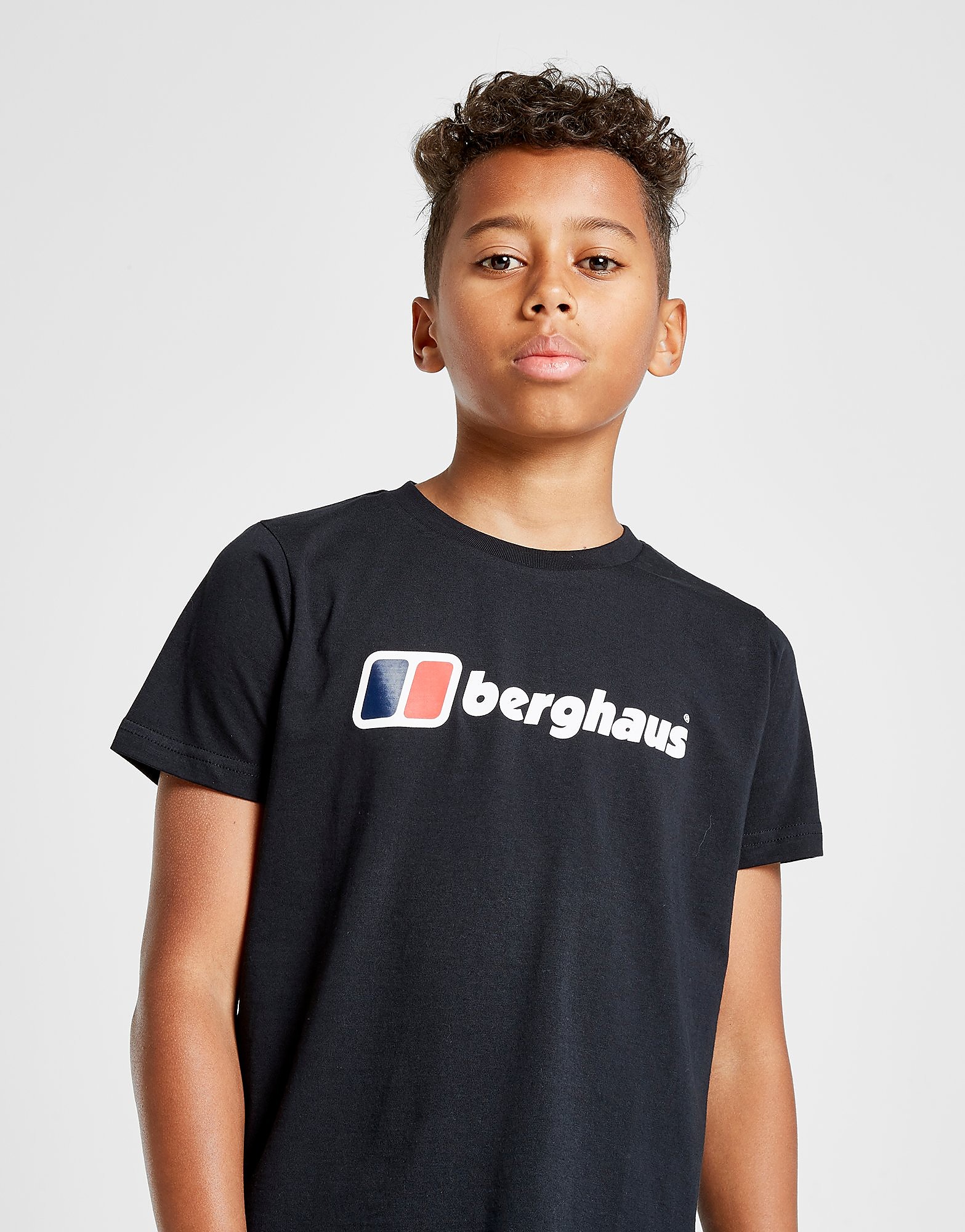 

Berghaus Logo T-Shirt Junior - Black/Black - Kids, Black/Black