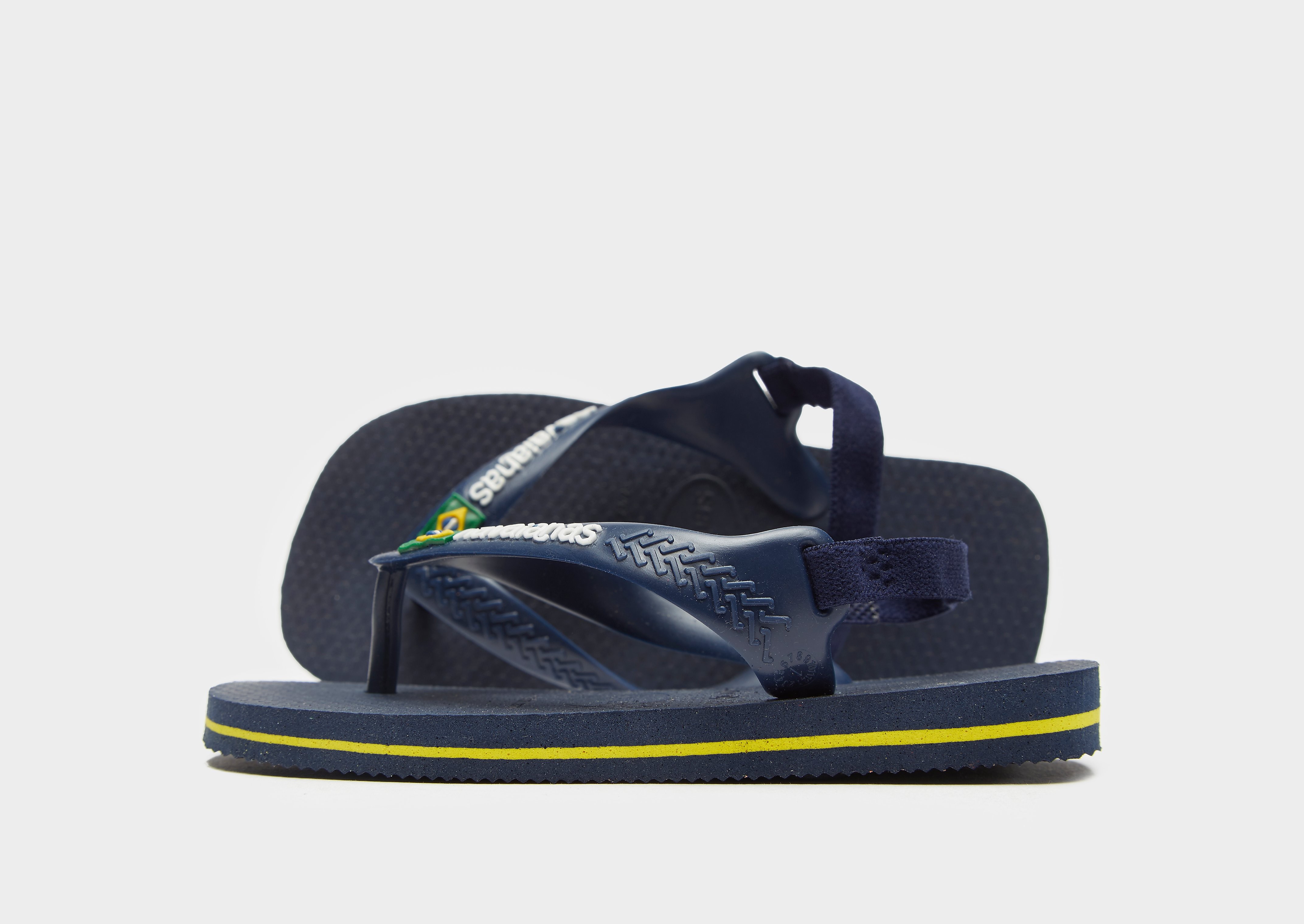 

Havaianas Brazil Logo Flip Flops Infant - Blue/Yellow - Kids, Blue/Yellow