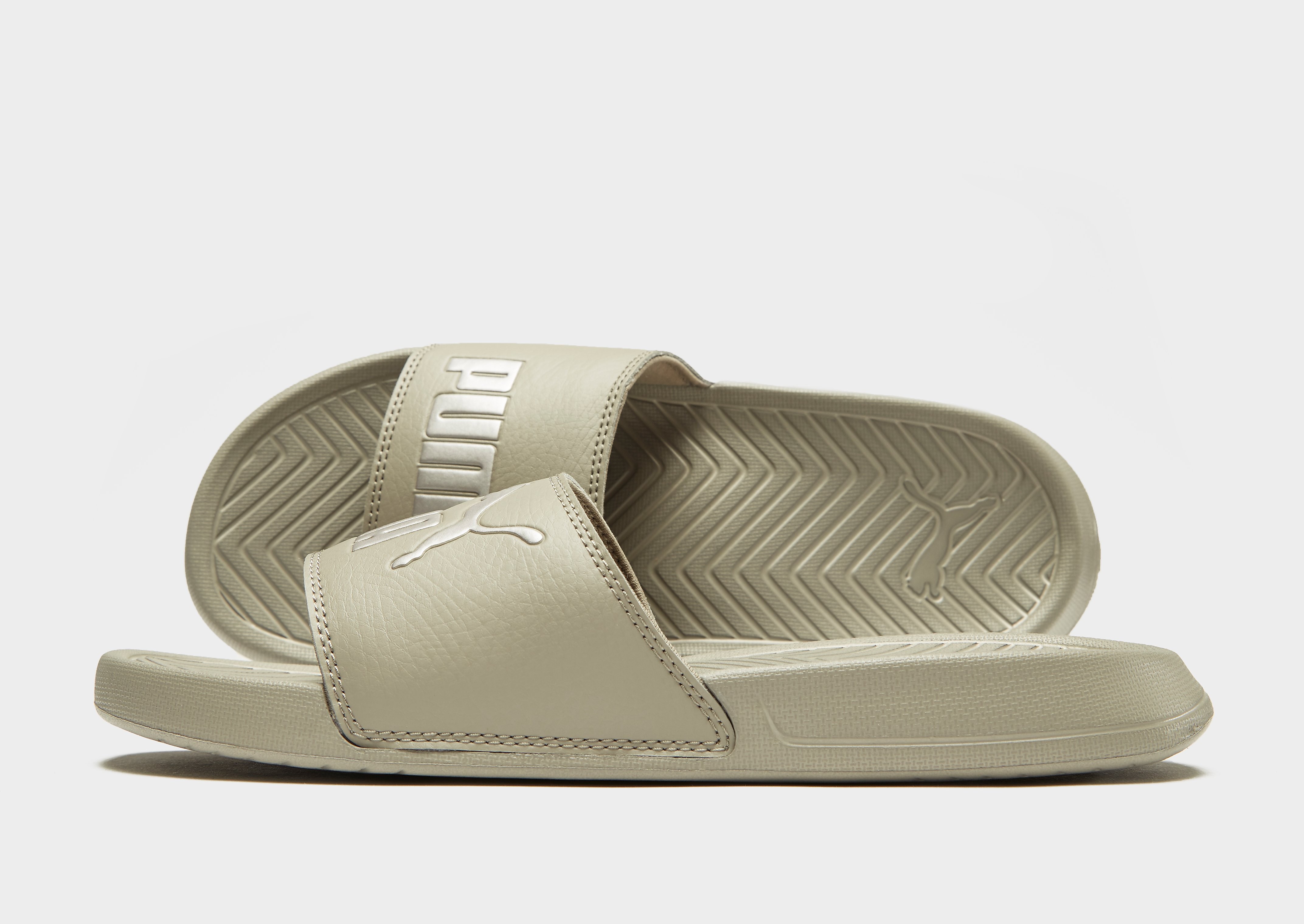 

Puma Popcat Slides Women's - Only at JD - Rock/Silver, Rock/Silver
