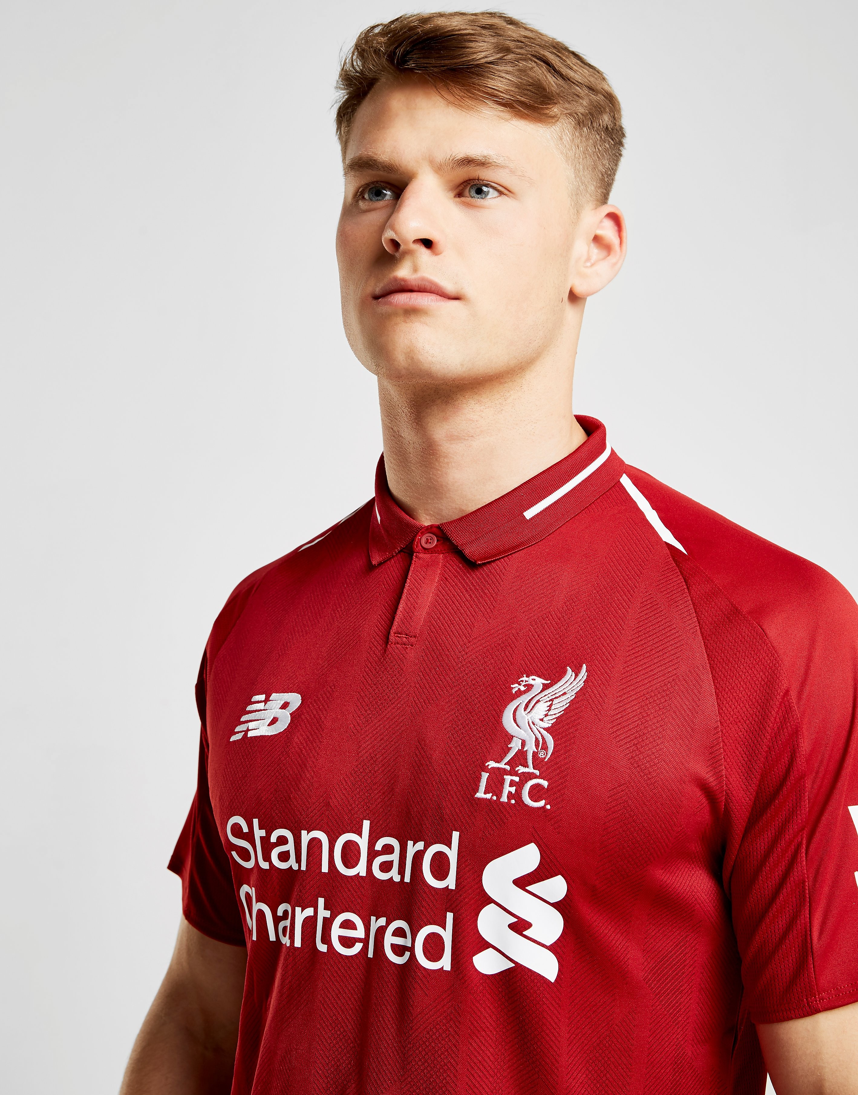 

New Balance Liverpool FC 2018 Home Shirt - Red - Mens, Red