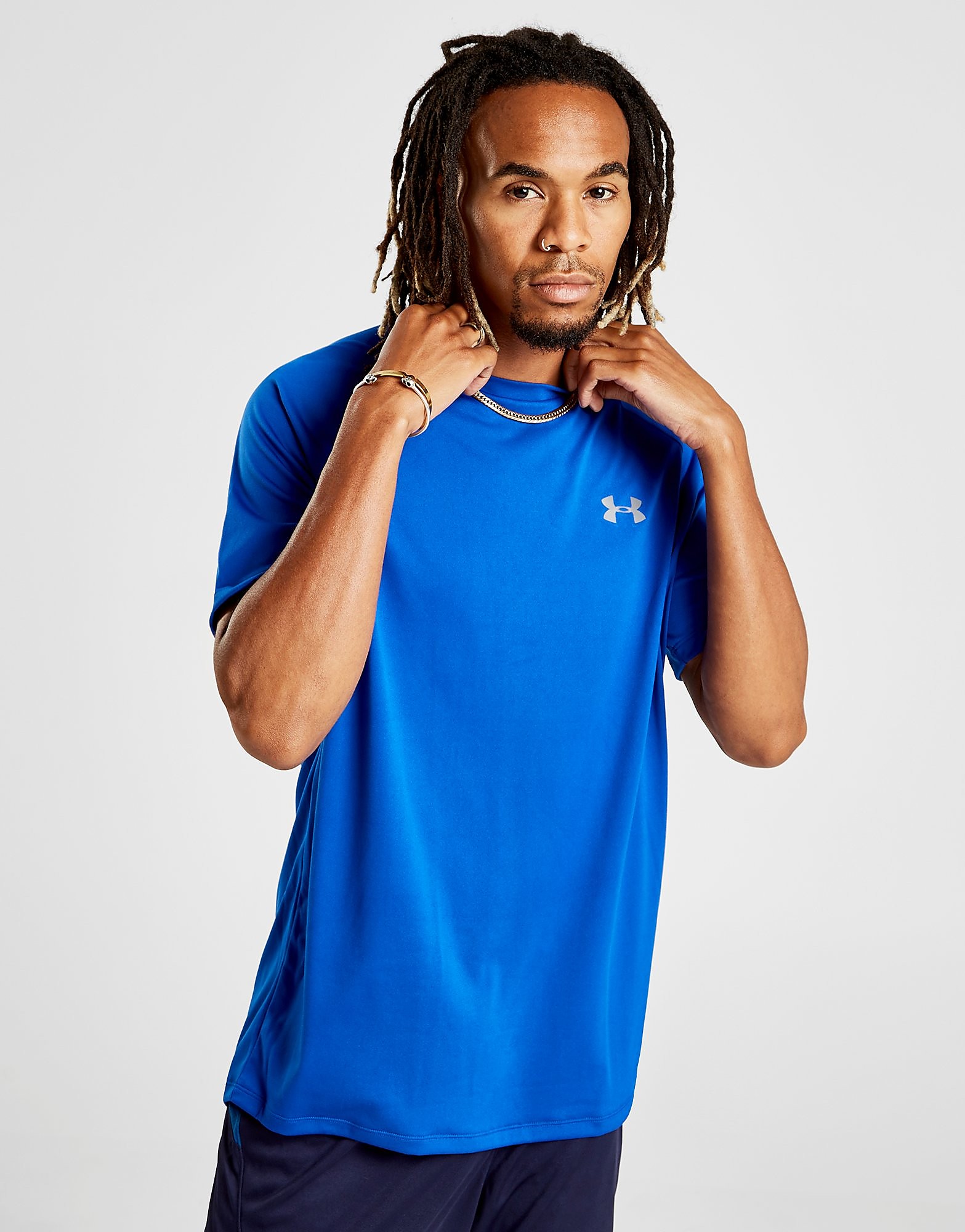 

Under Armour Tech T-Shirt - Blue - Mens, Blue