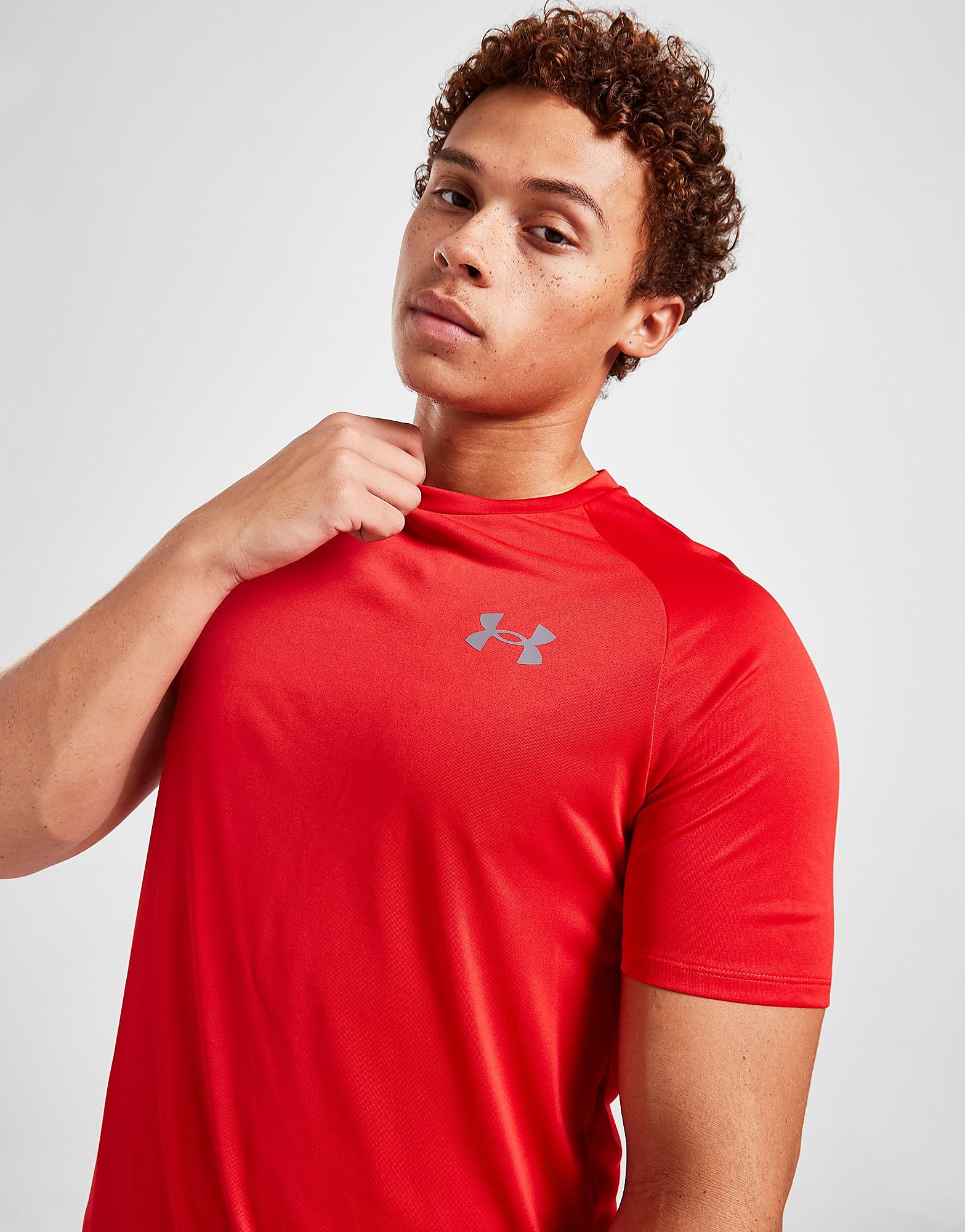 

Under Armour Tech T-Shirt - Red - Womens, Red