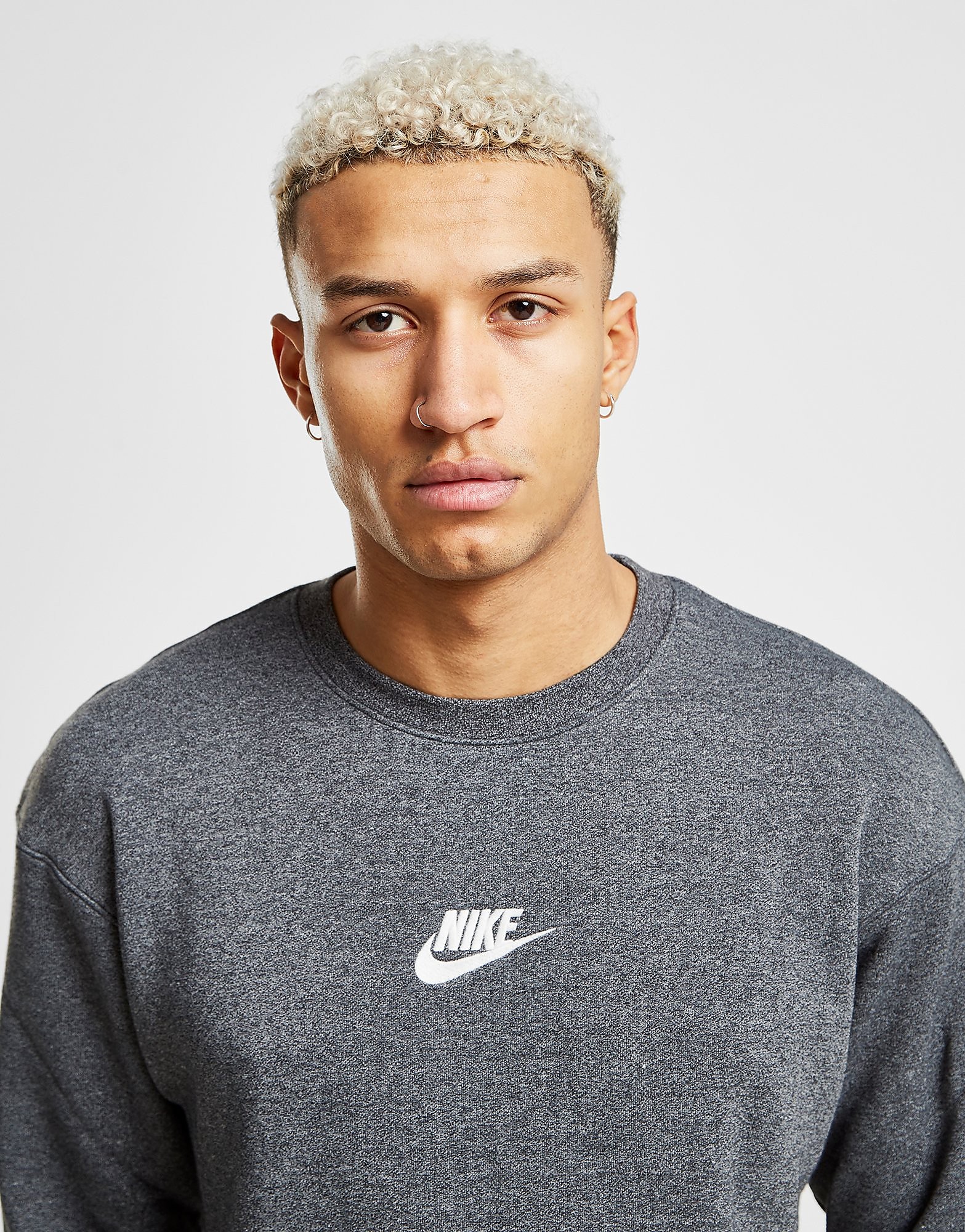 Nike Heritage Crew Sweatshirt - Grau - Mens, Grau