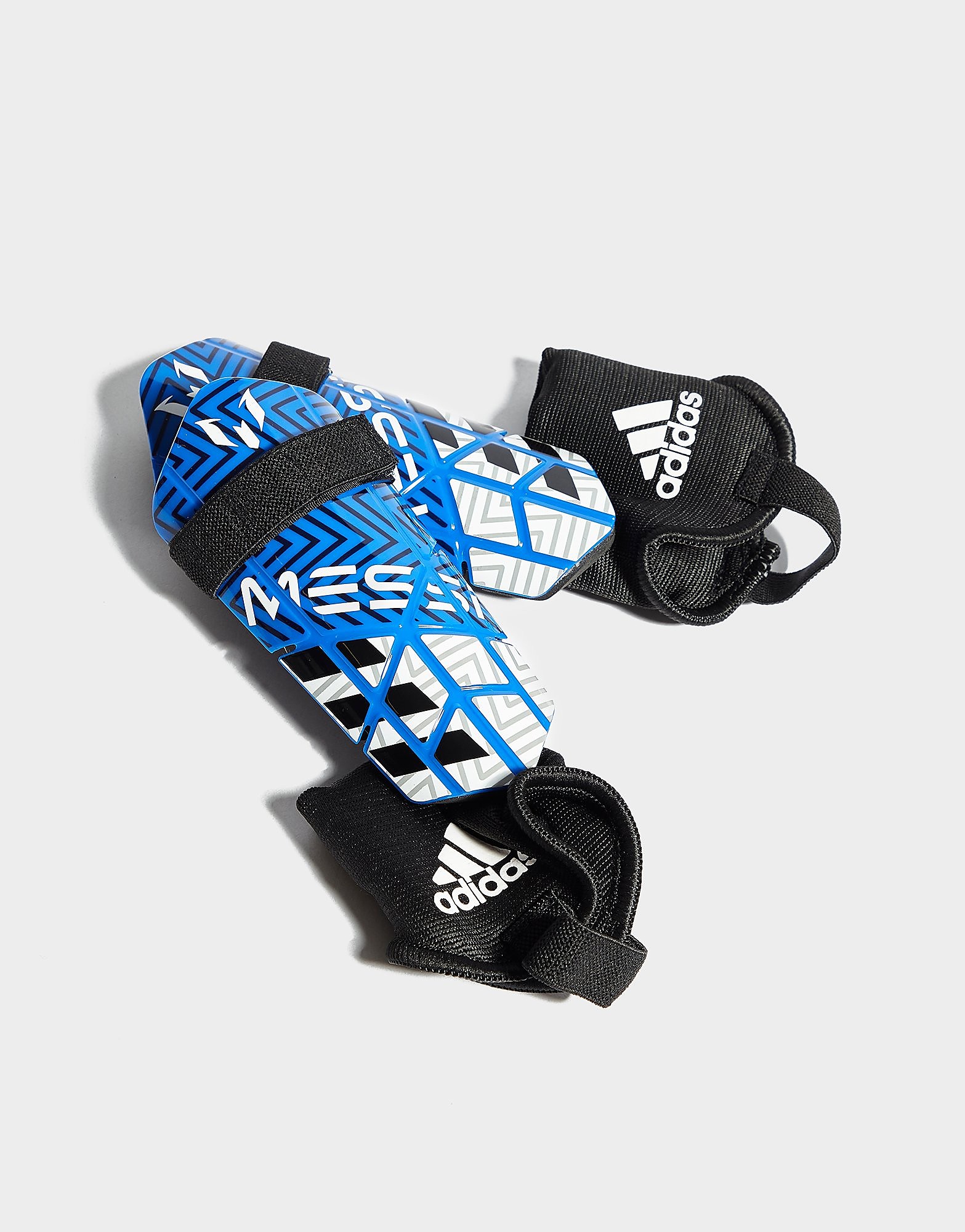 

adidas Messi 10 Shin Guards Junior - Blue - Kids, Blue