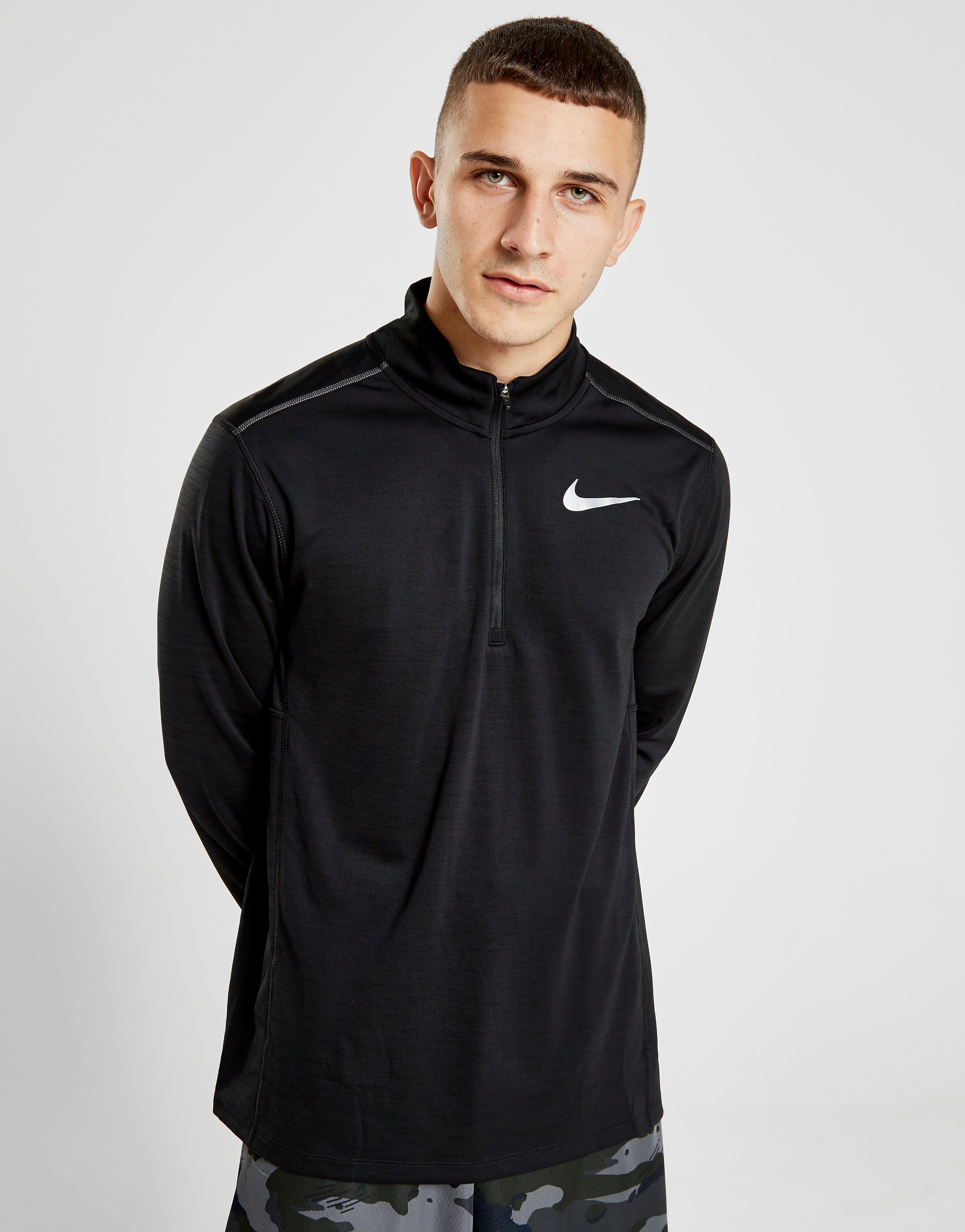 Nike Pacer 12 Zip Track Top Heren Zwart nike kopen in de aanbieding
