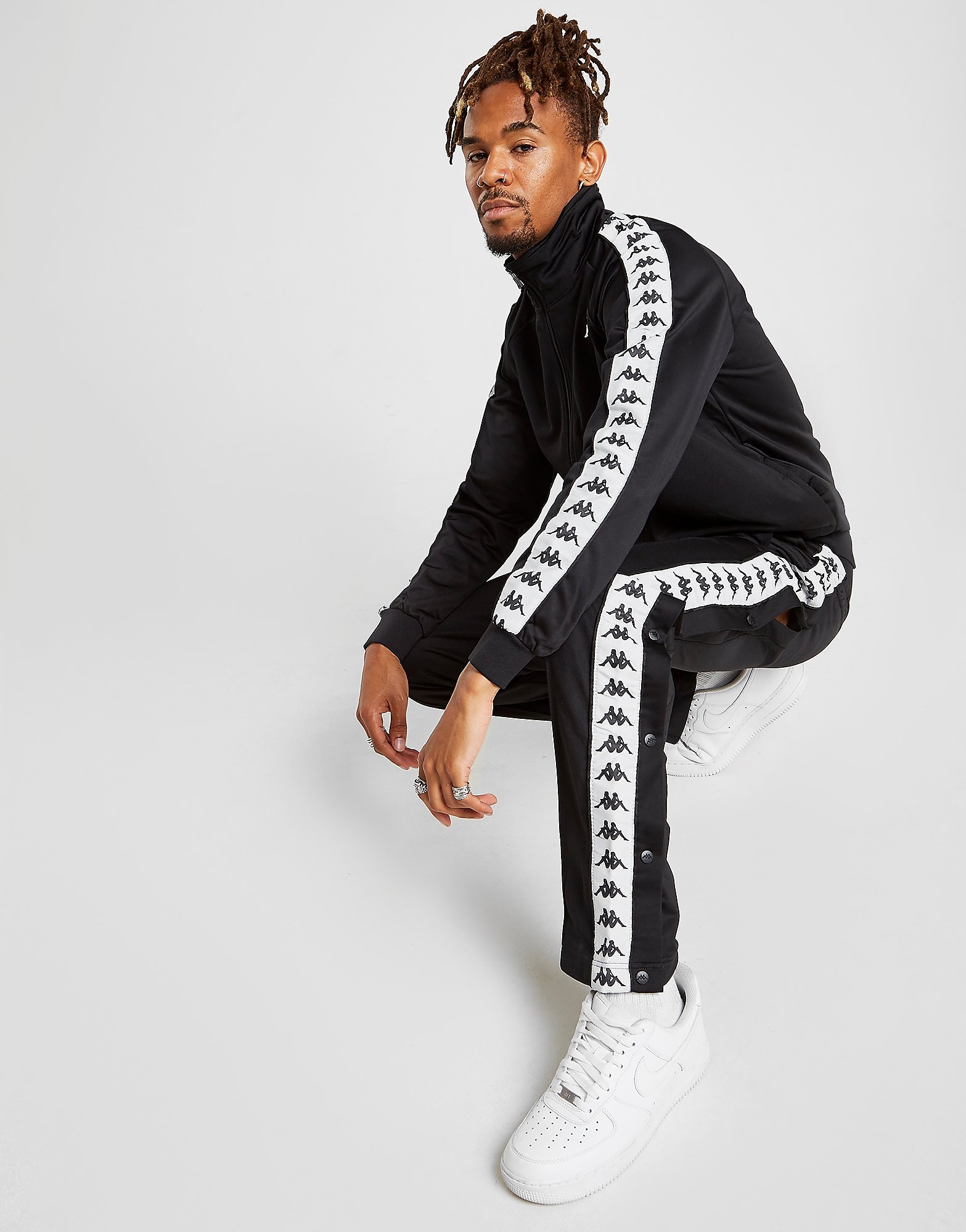 Kappa Anniston Track Top Heren Alleen Bij Jd Zwart kappa kopen in de aanbieding