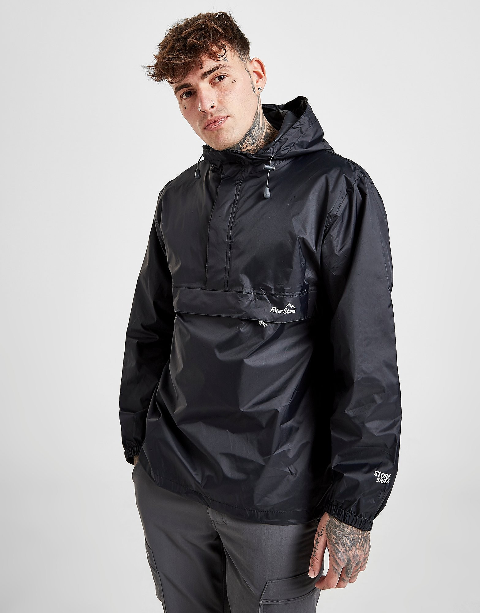 

Peter Storm Packable Cagoule - Black - Mens, Black