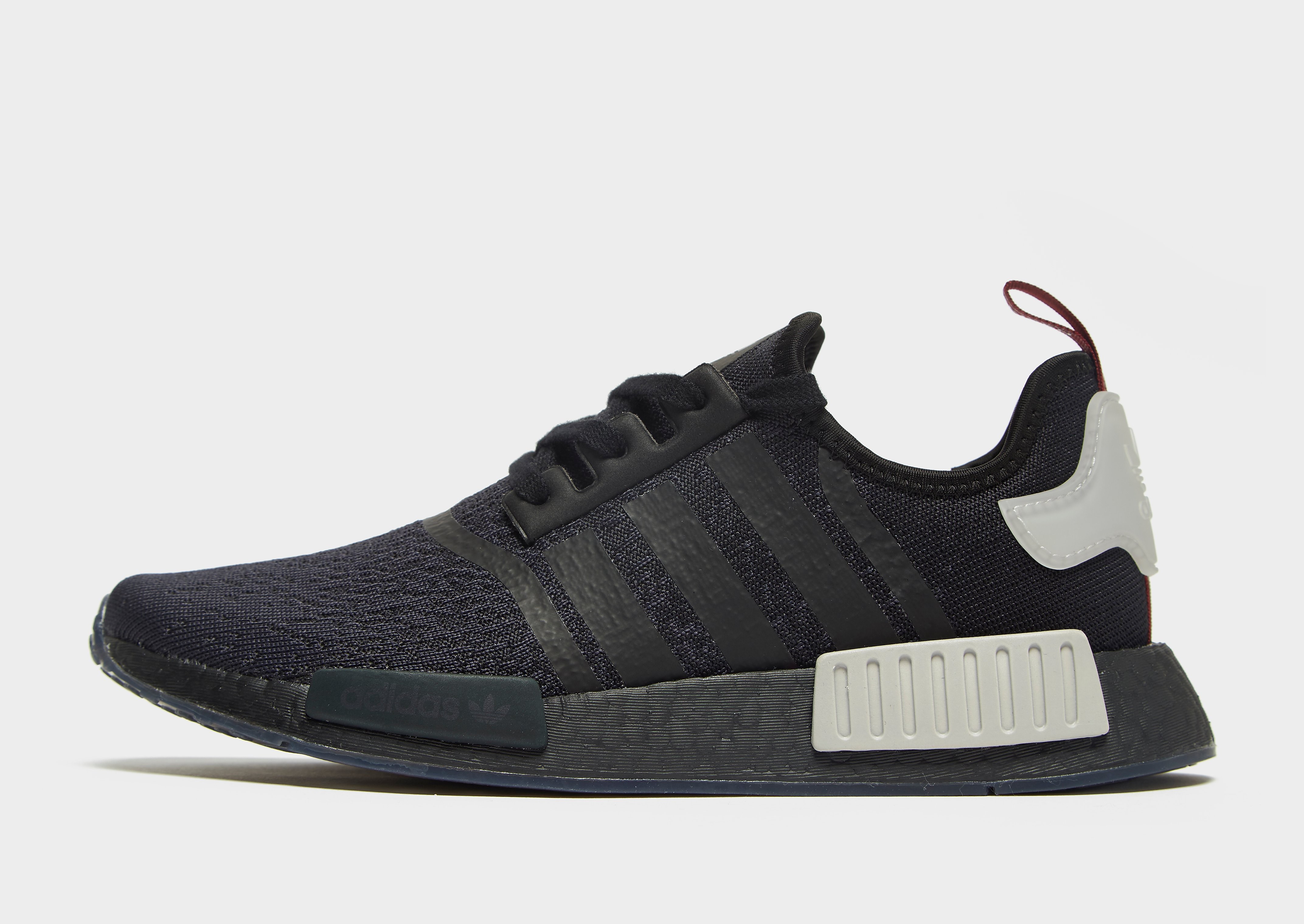 adidas Originals NMD R1 - Only at JD - Black/Navy/Burgundy/Grey - Mens, Black/Navy/Burgundy/Grey