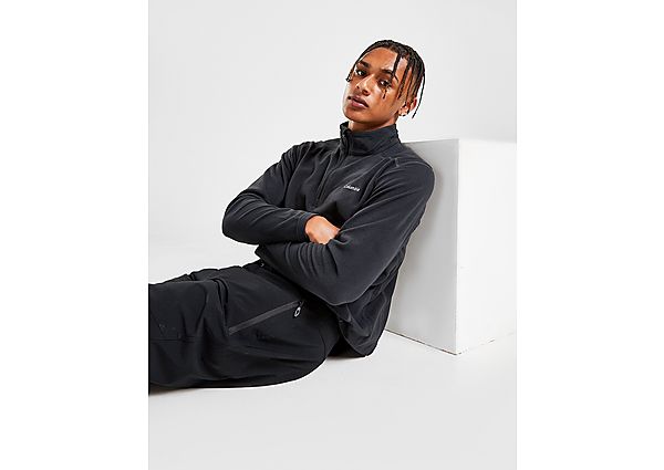 Columbia Haut de Survêtement Klamath 1/4 Zippé Polaire Homme - Black/White, Black/White