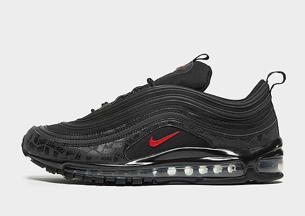 Nike Air Max 97 Homme - Black/Black/University Red/Grey/Red, Black/Black/University Red/Grey/Red
