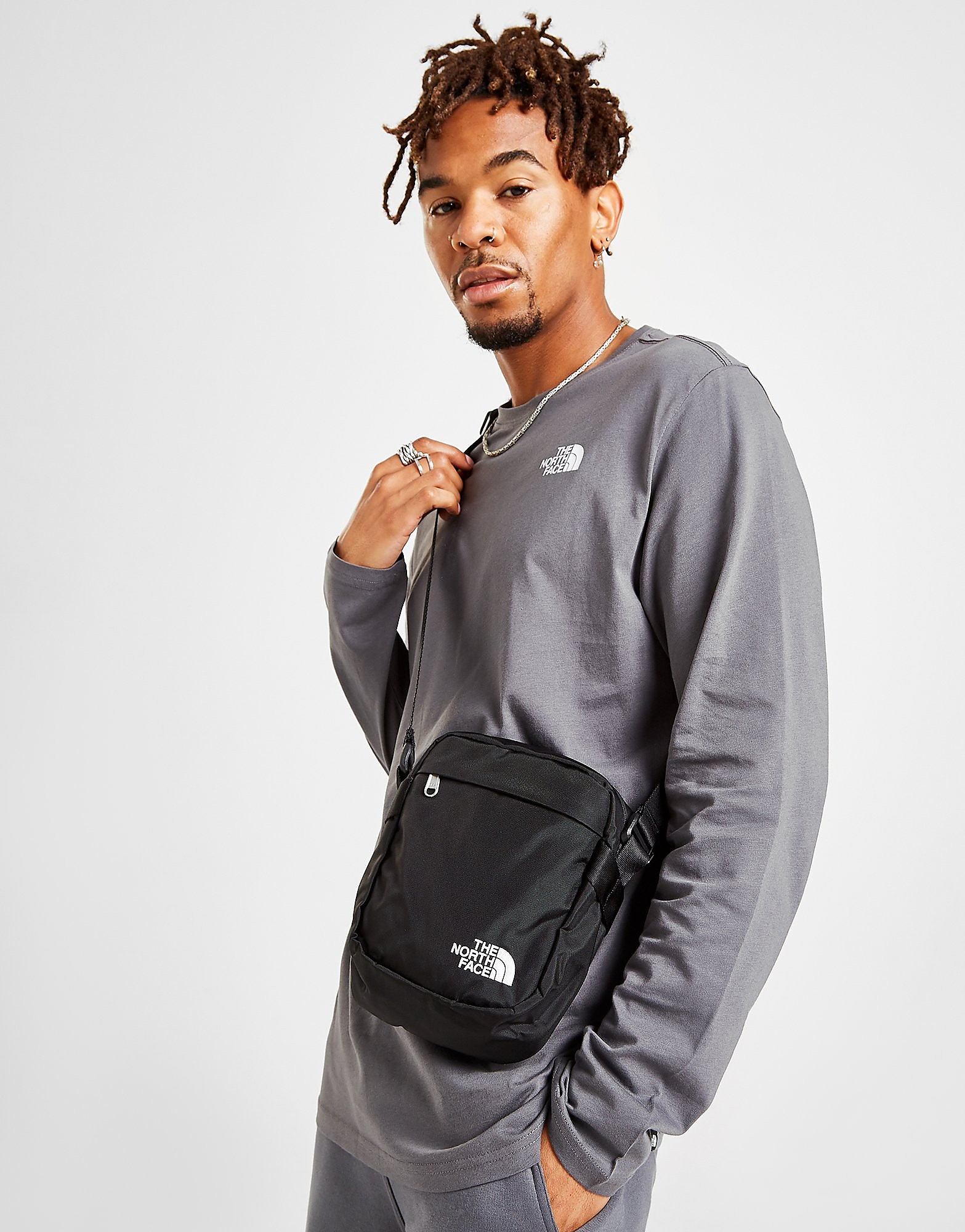 

The North Face Convertible Crossbody Bag - Black/White - Womens, Black/White
