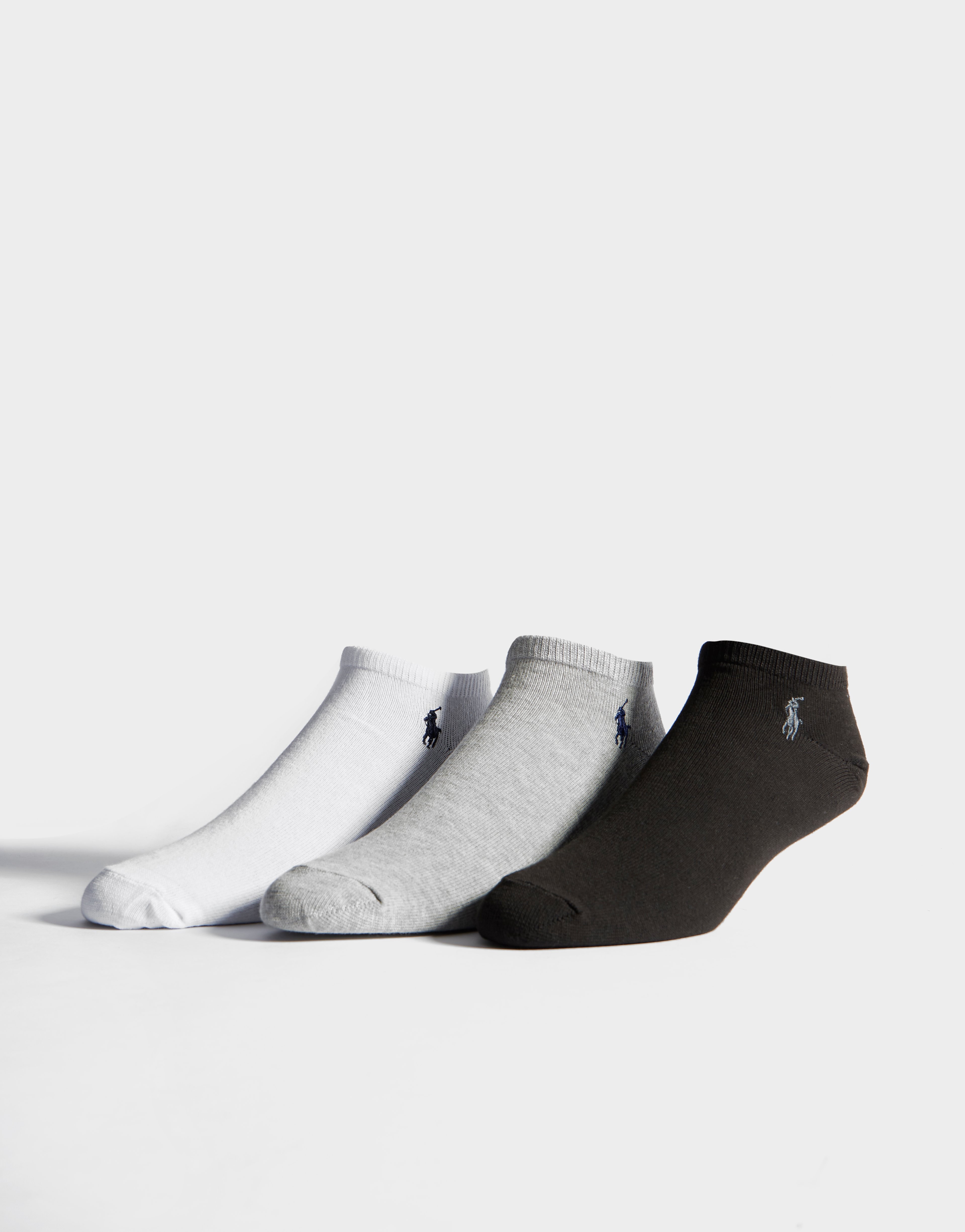 

Polo Ralph Lauren 3-Pack Trainer Socks - Multi Coloured - Mens, Multi Coloured