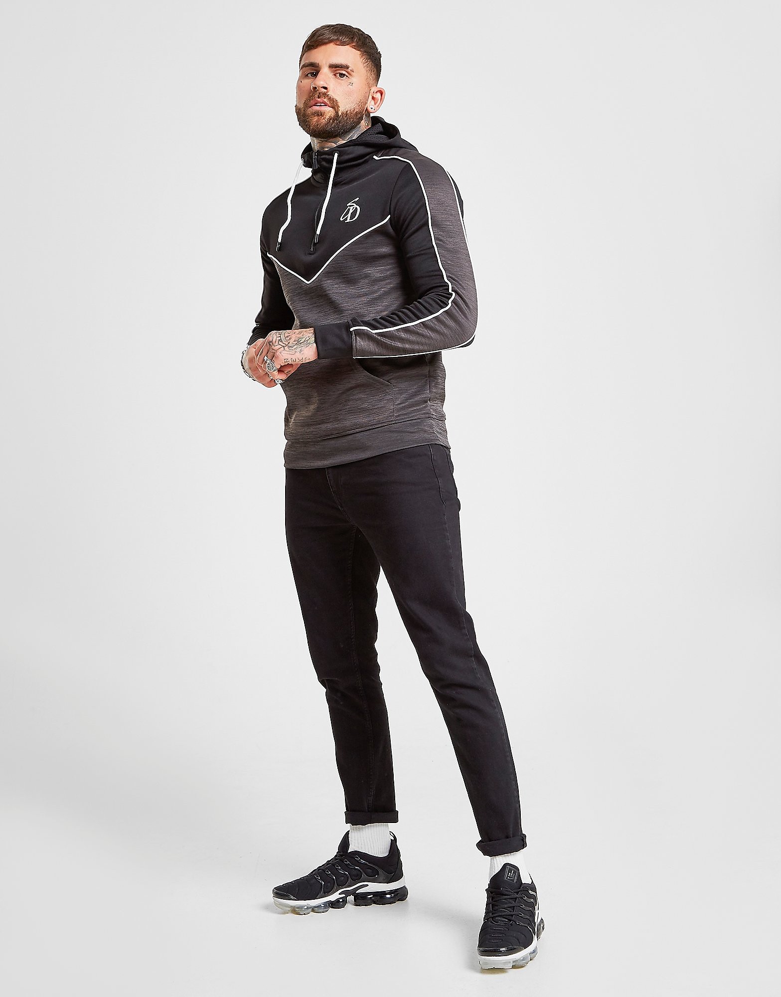 Supply Demand Essential Slim Leg Jeans Heren Zwart supply demand kopen in de aanbieding