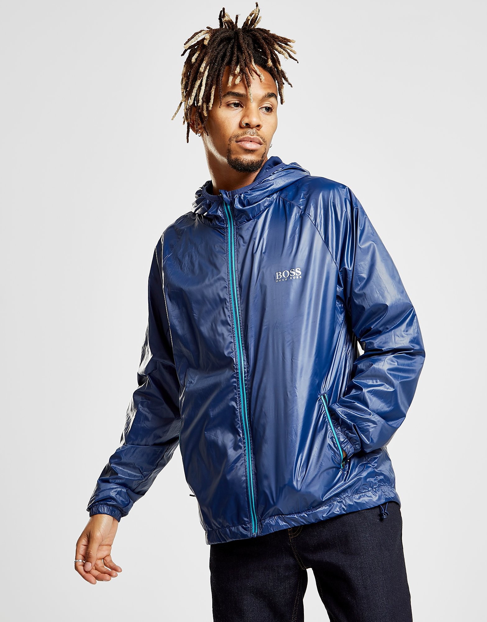 Boss Windrunner Blauw Heren boss kopen in de aanbieding