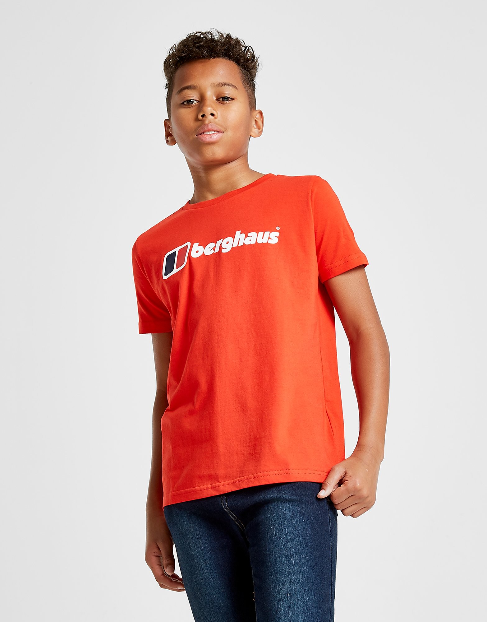 

Berghaus Logo T-Shirt Junior - Red/RED - Kids, Red/RED