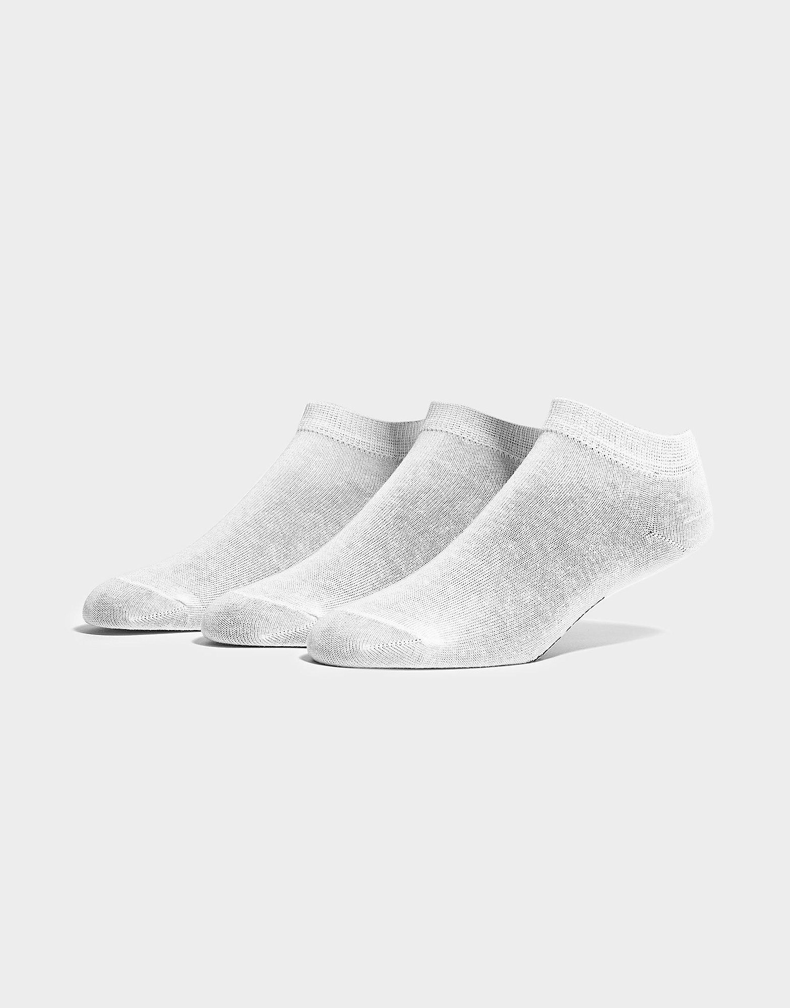 

McKenzie 3 Pack Low Ped Socks Junior - Only at JD - White - Kids, White