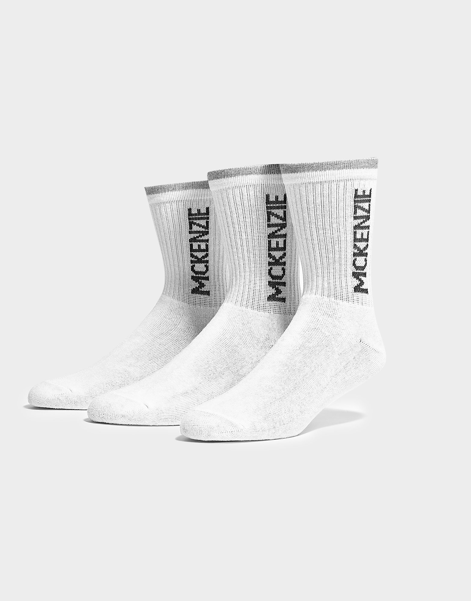 

McKenzie 3 Pack Sports Socks Junior - Only at JD - White - Kids, White
