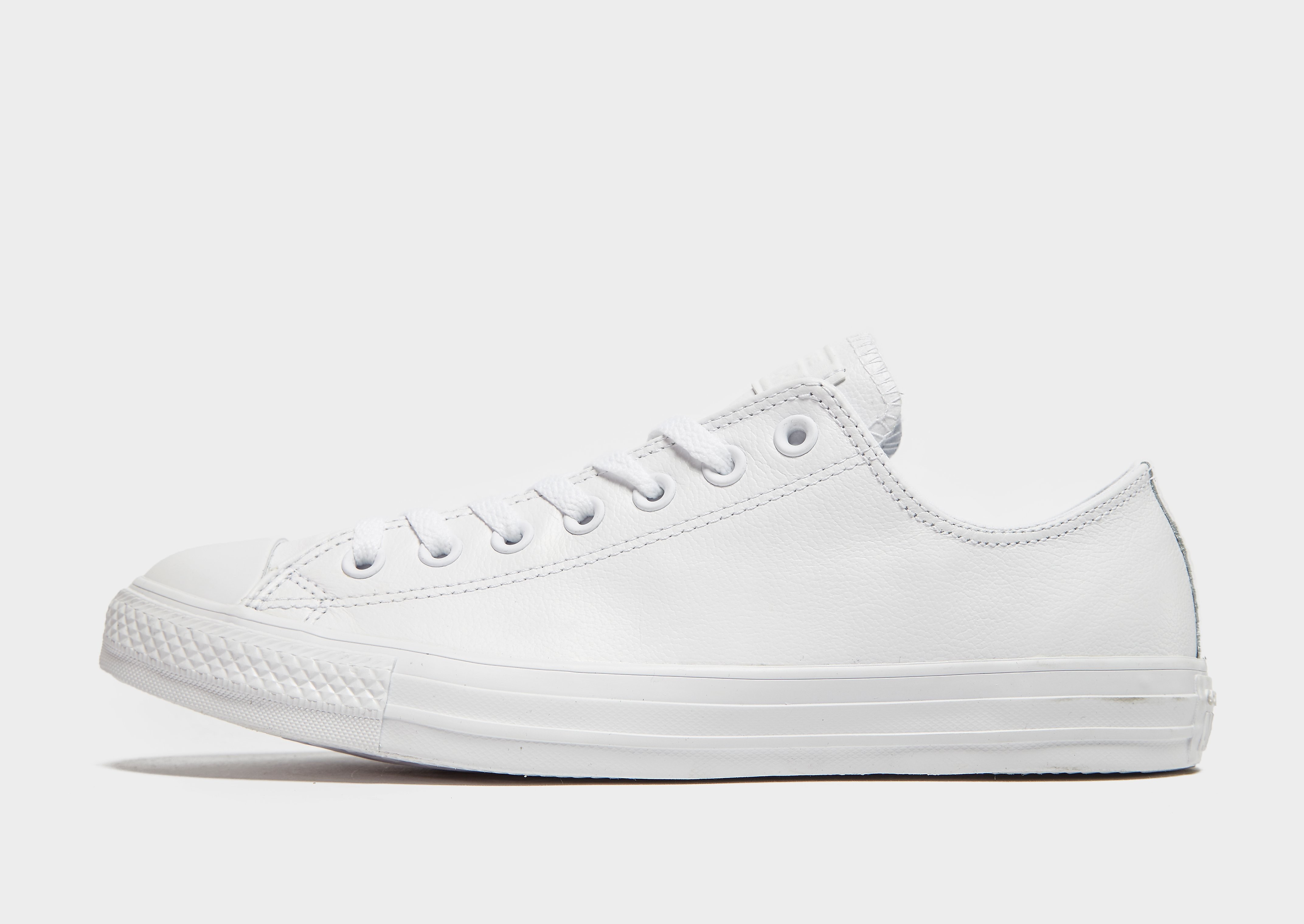 Converse Chuck Taylor All Star Ox Leather Mono - White - Mens, White