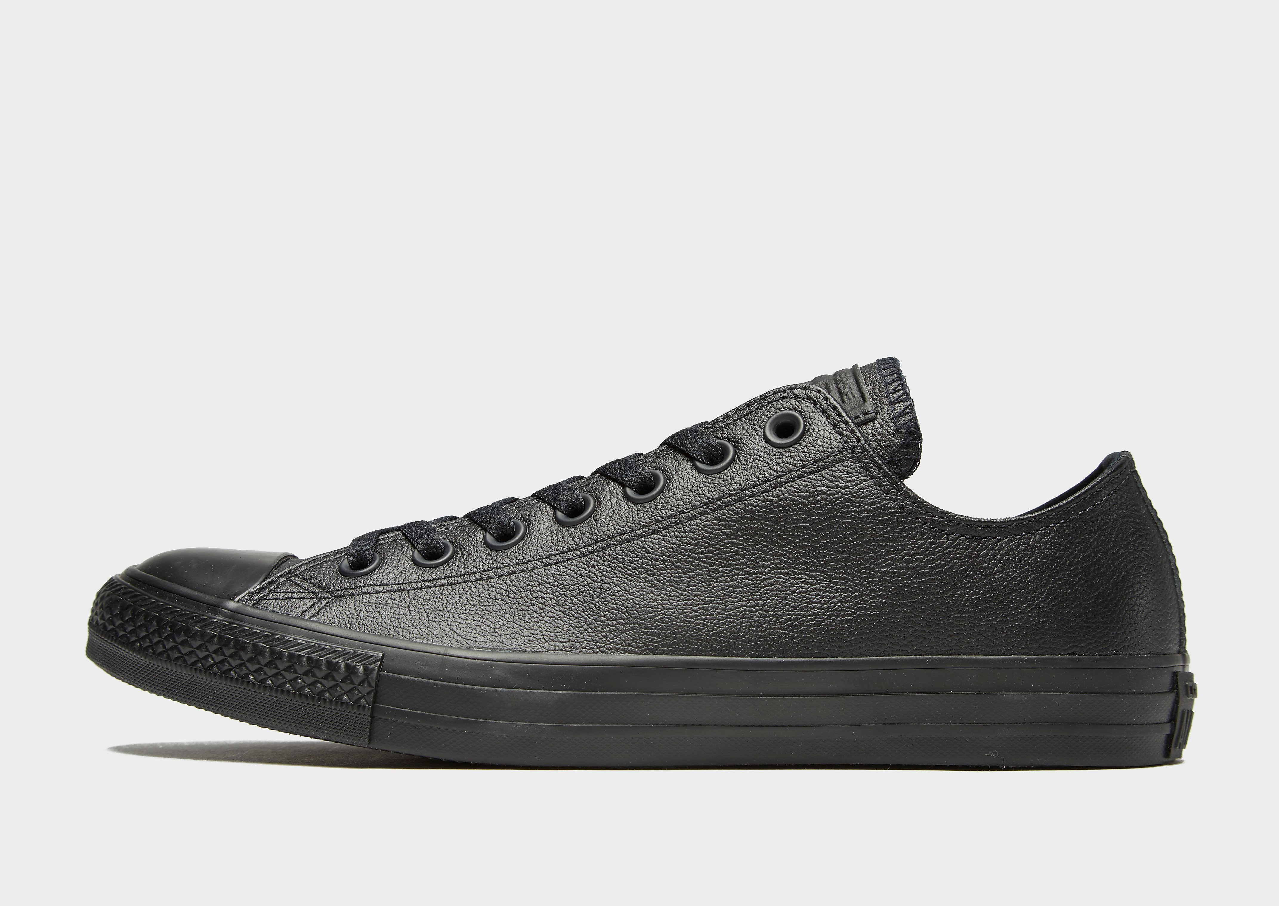 Converse Chuck Taylor All Star Ox Leather Mono - Black - Mens, Black