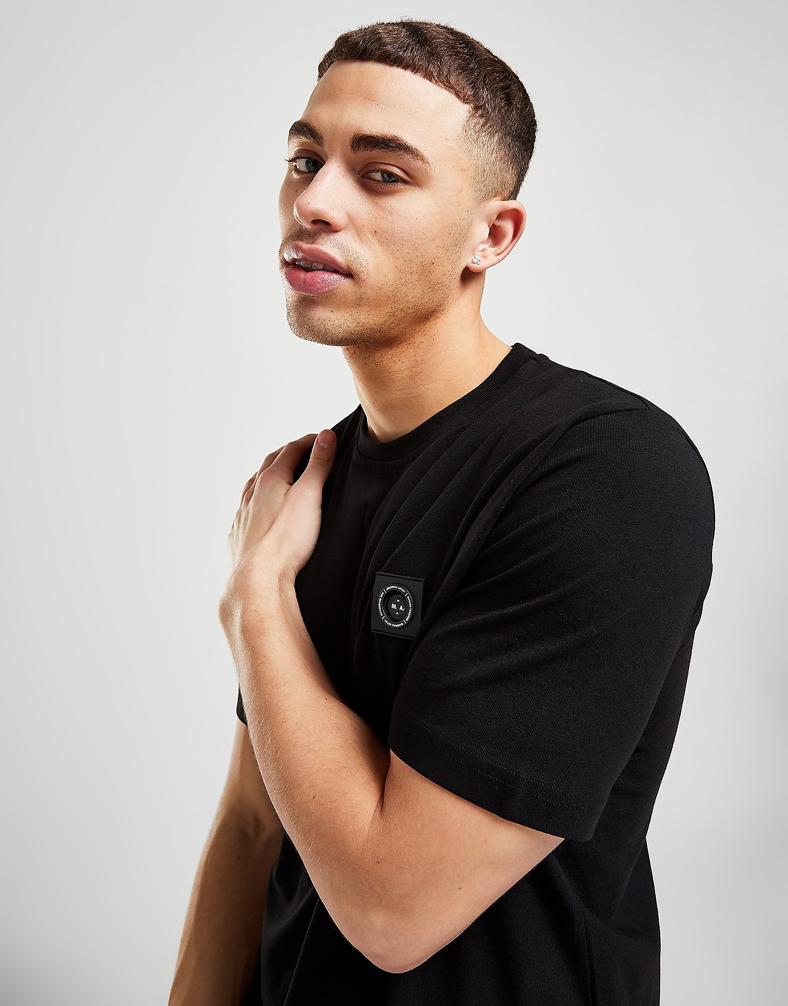 

Marshall Artist Siren Short Sleeve T-Shirt - Black/Black - Mens, Black/Black
