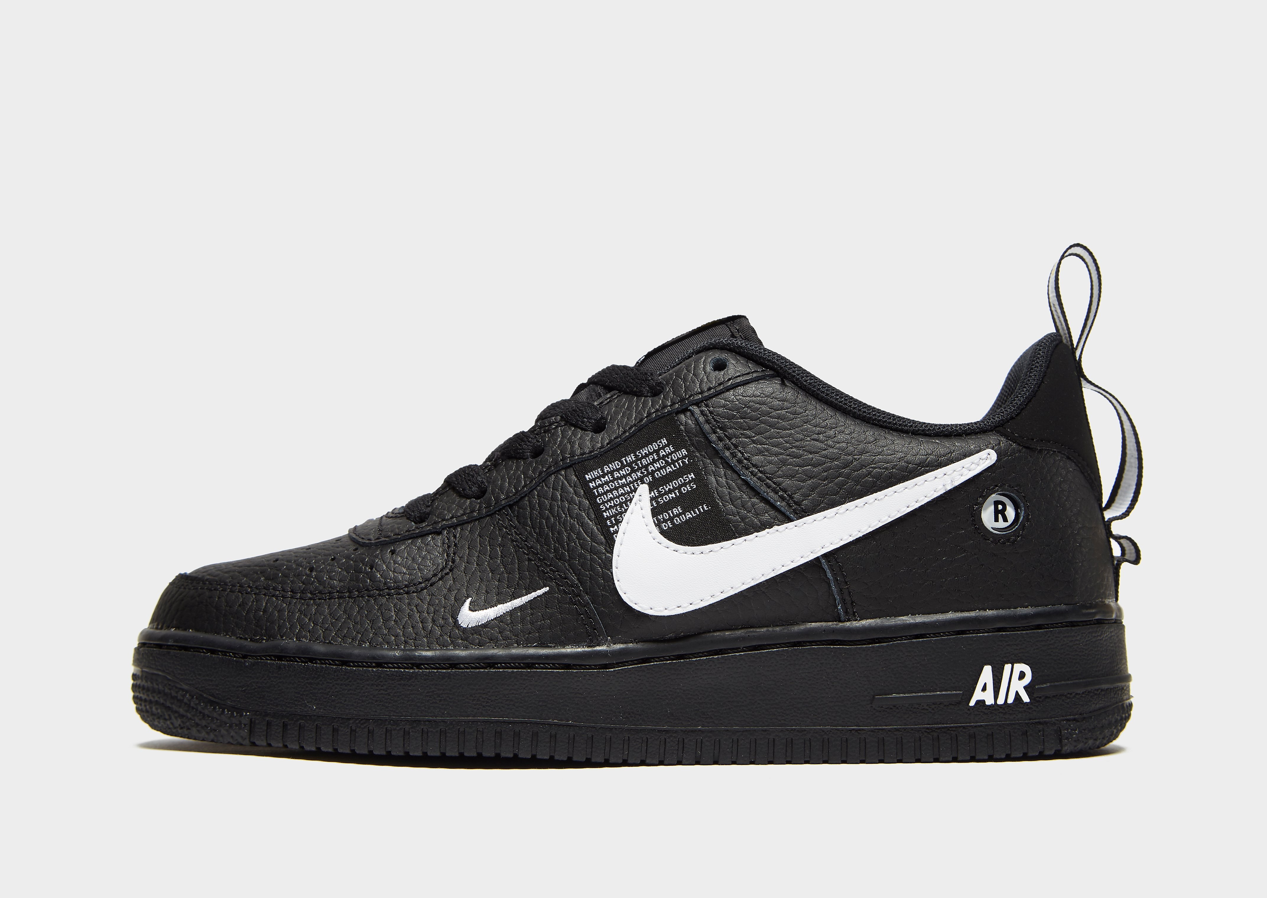 

Nike Air Force 1 Utility Low Junior - Black/White - Kids, Black/White