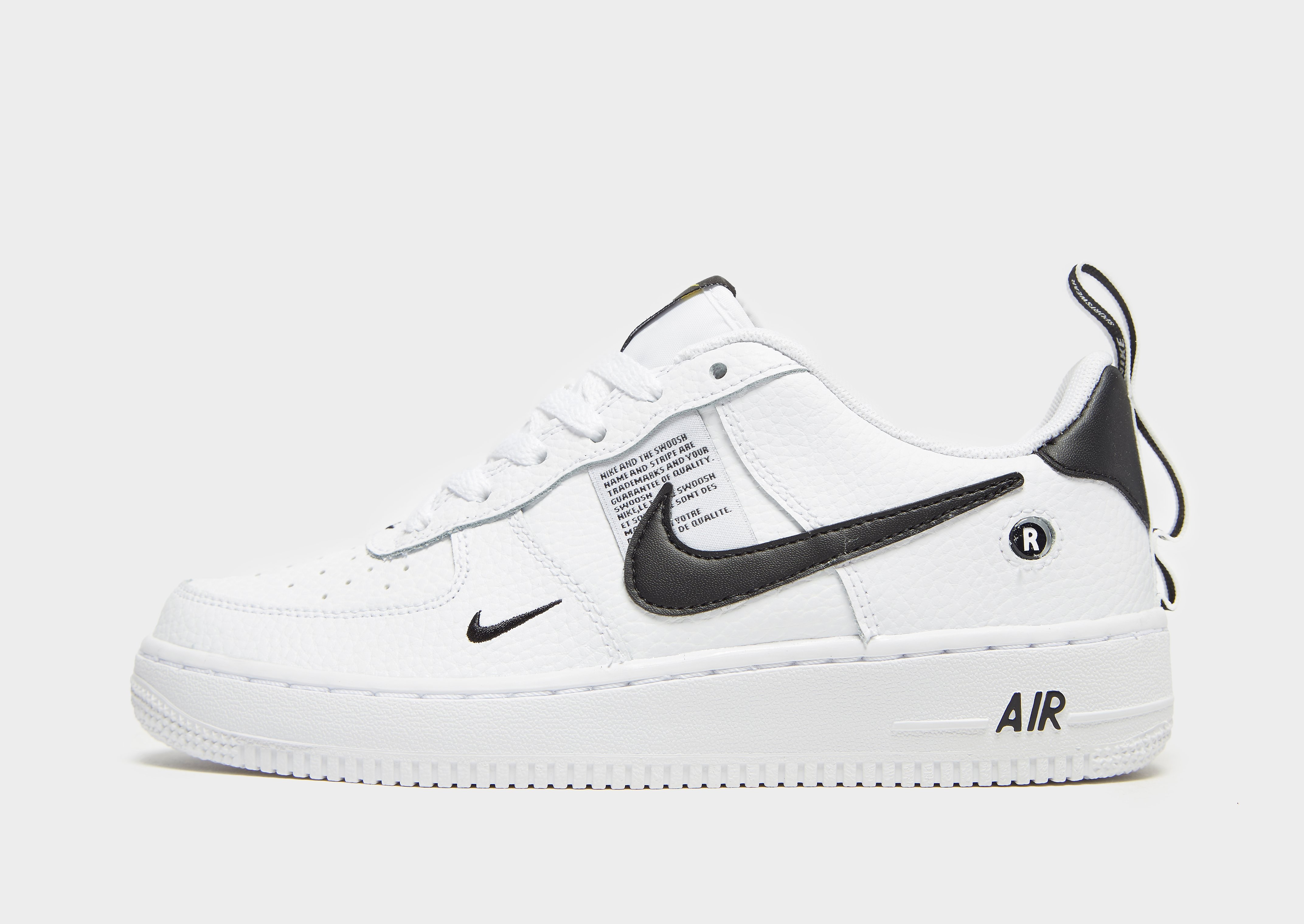 

Nike Air Force 1 Utility Low Junior - White/Black - Kids, White/Black