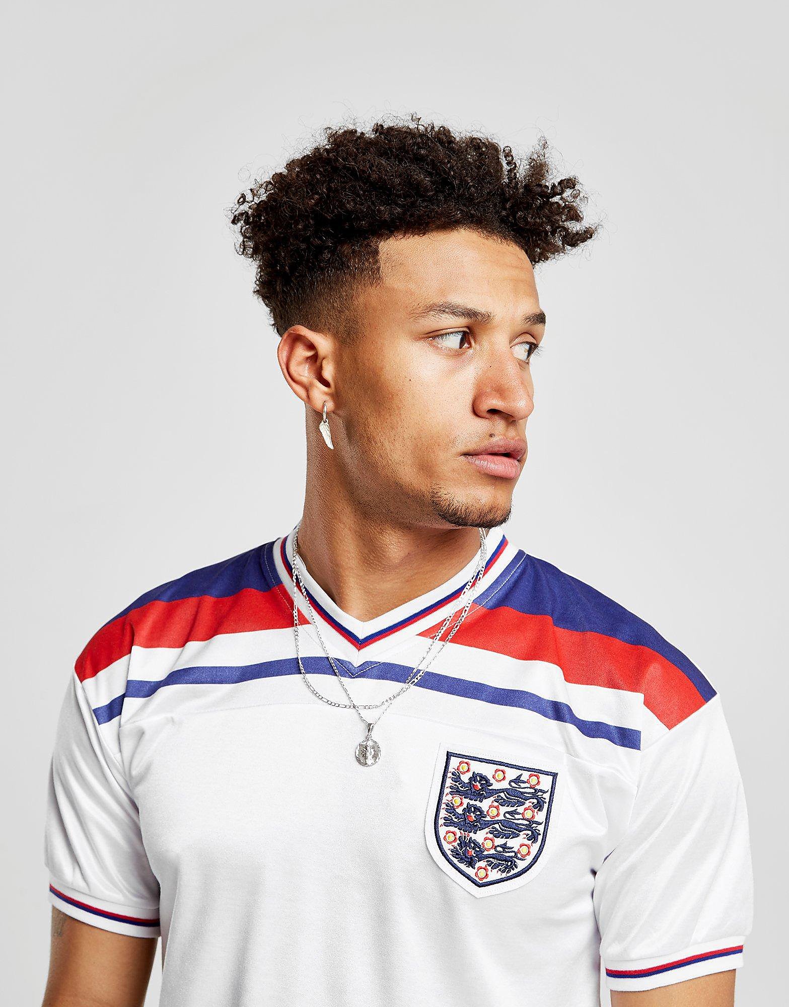 

Score Draw England '82 Home World Cup Retro Shirt - White/Red/Blue - Mens, White/Red/Blue