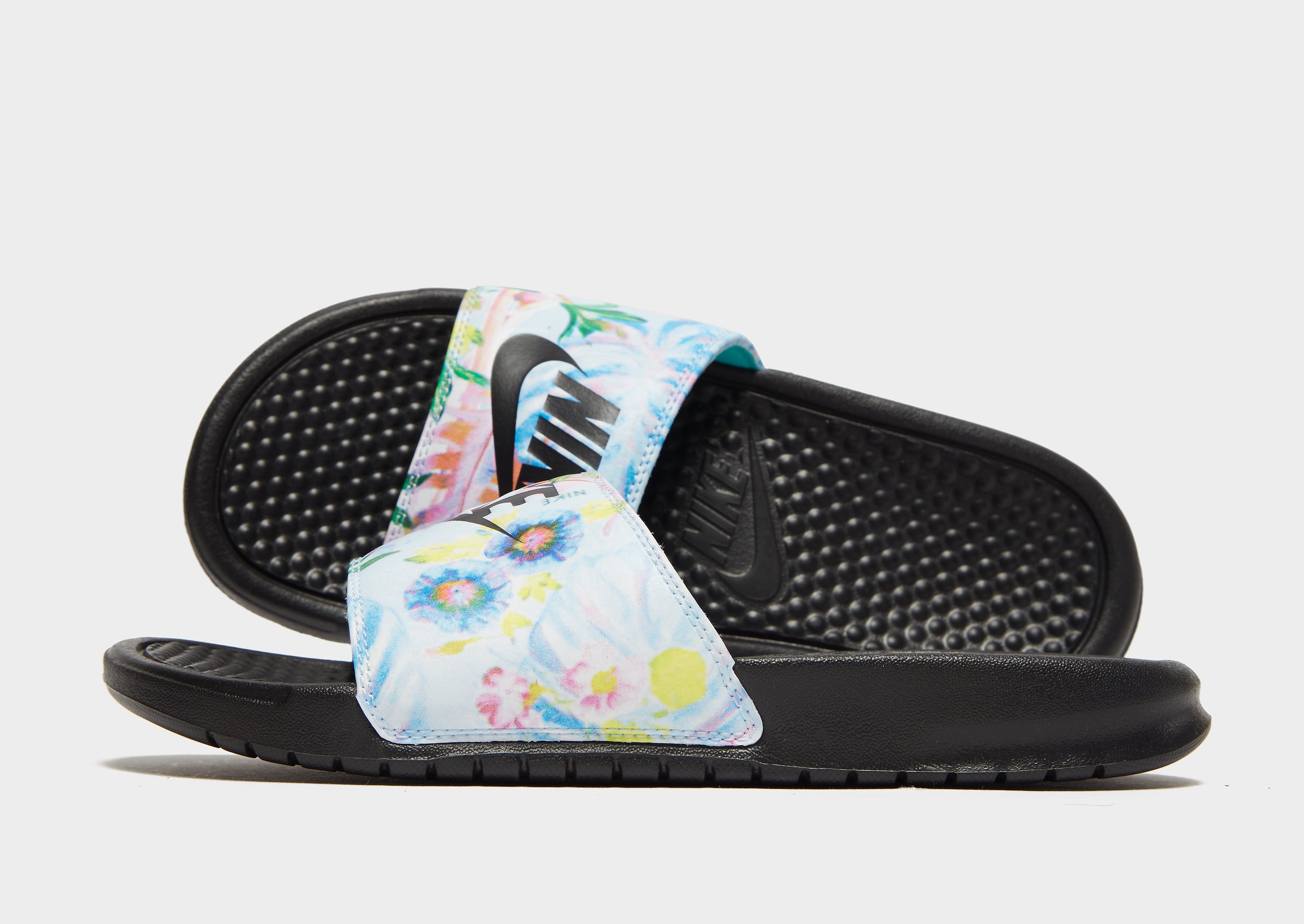 Nike Benassi Just Do It Slides Dames Veelkleurig nike kopen in de aanbieding