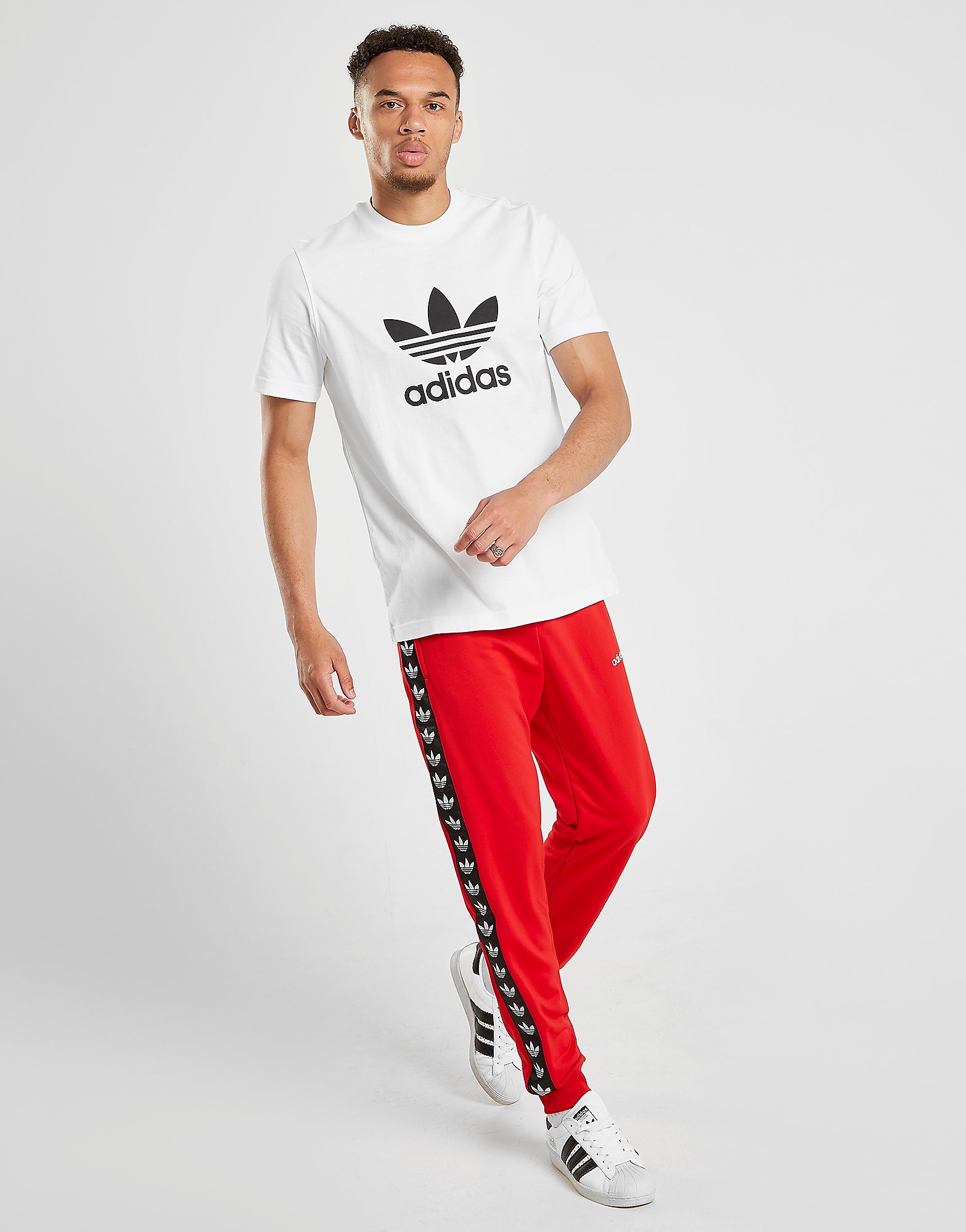 Adidas Originals Trefoil Short Sleeve T Shirt Heren Wit adidas originals kopen in de aanbieding