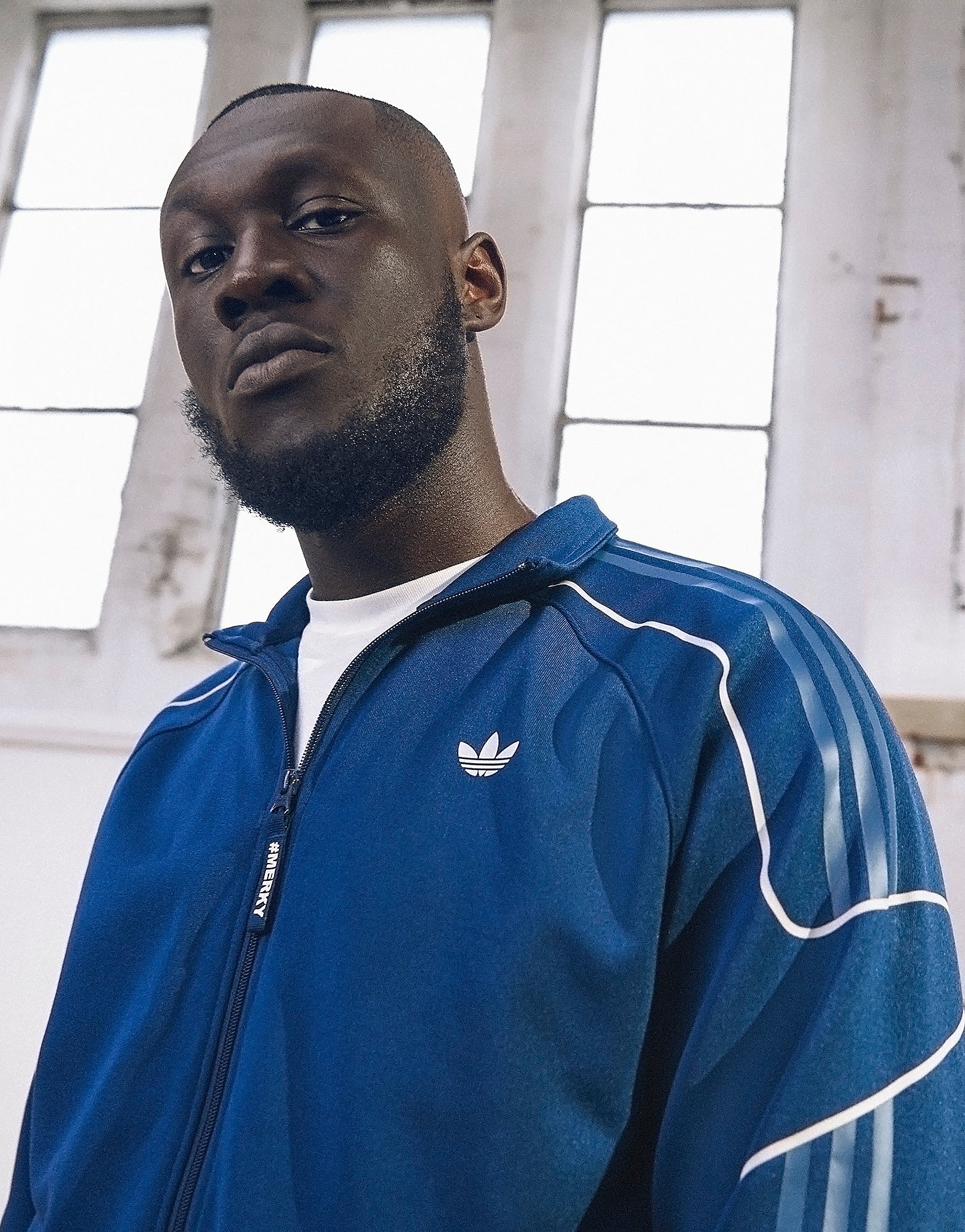 Adidas Originals By Stormzy Sprt Track Top Heren Blauw adidas originals kopen in de aanbieding