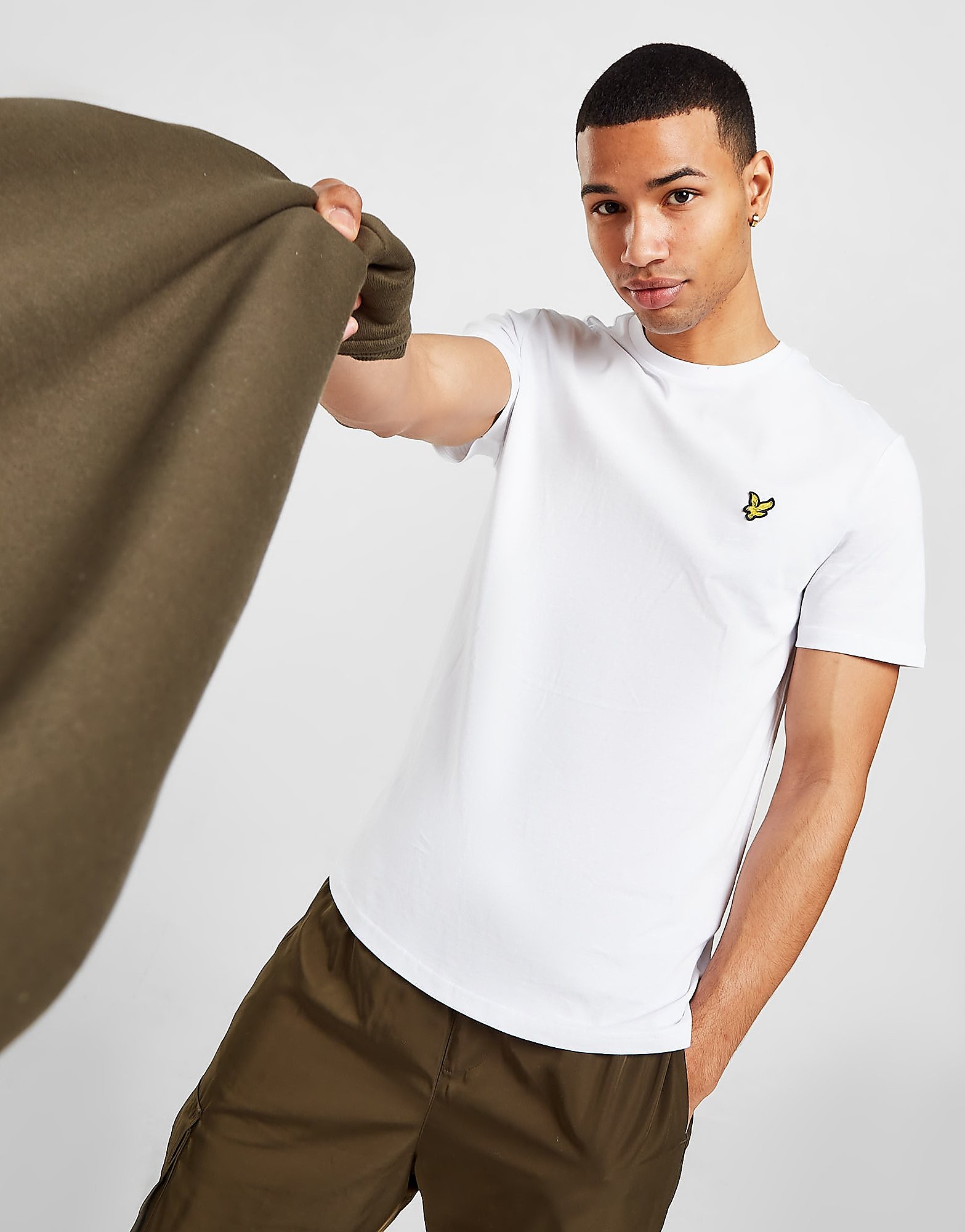 

Lyle & Scott Basic Crew Short Sleeve T-Shirt - White - Mens, White