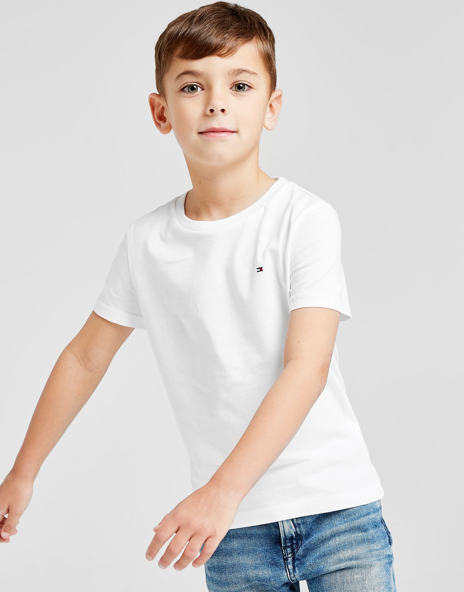 

Tommy Hilfiger Small Flag T-Shirt Children - White - Kids, White