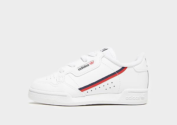 adidas Originals Baskets Continental 80 Bébé - Cloud White / Scarlet / Collegiate Navy/Red/Navy, Clo
