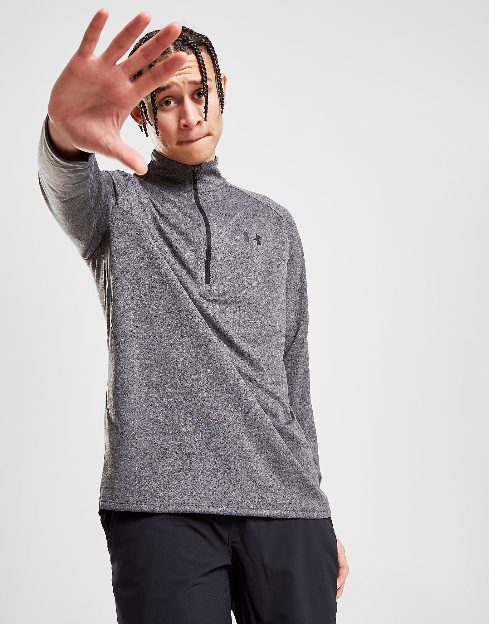 

Under Armour Tech 1/4 Zip Top - Grey - Mens, Grey