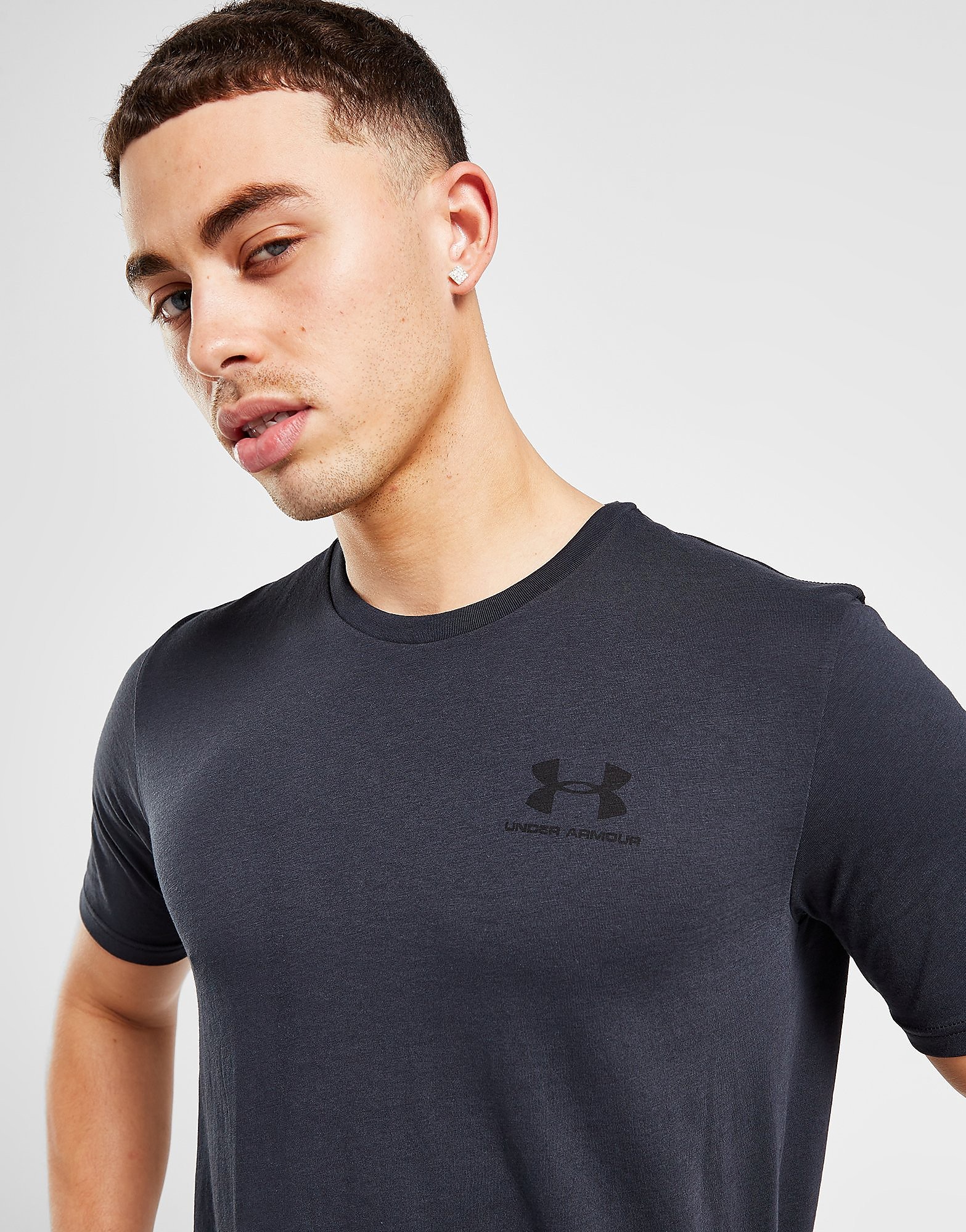 

Under Armour Sportstyle T-Shirt - Black - Mens, Black