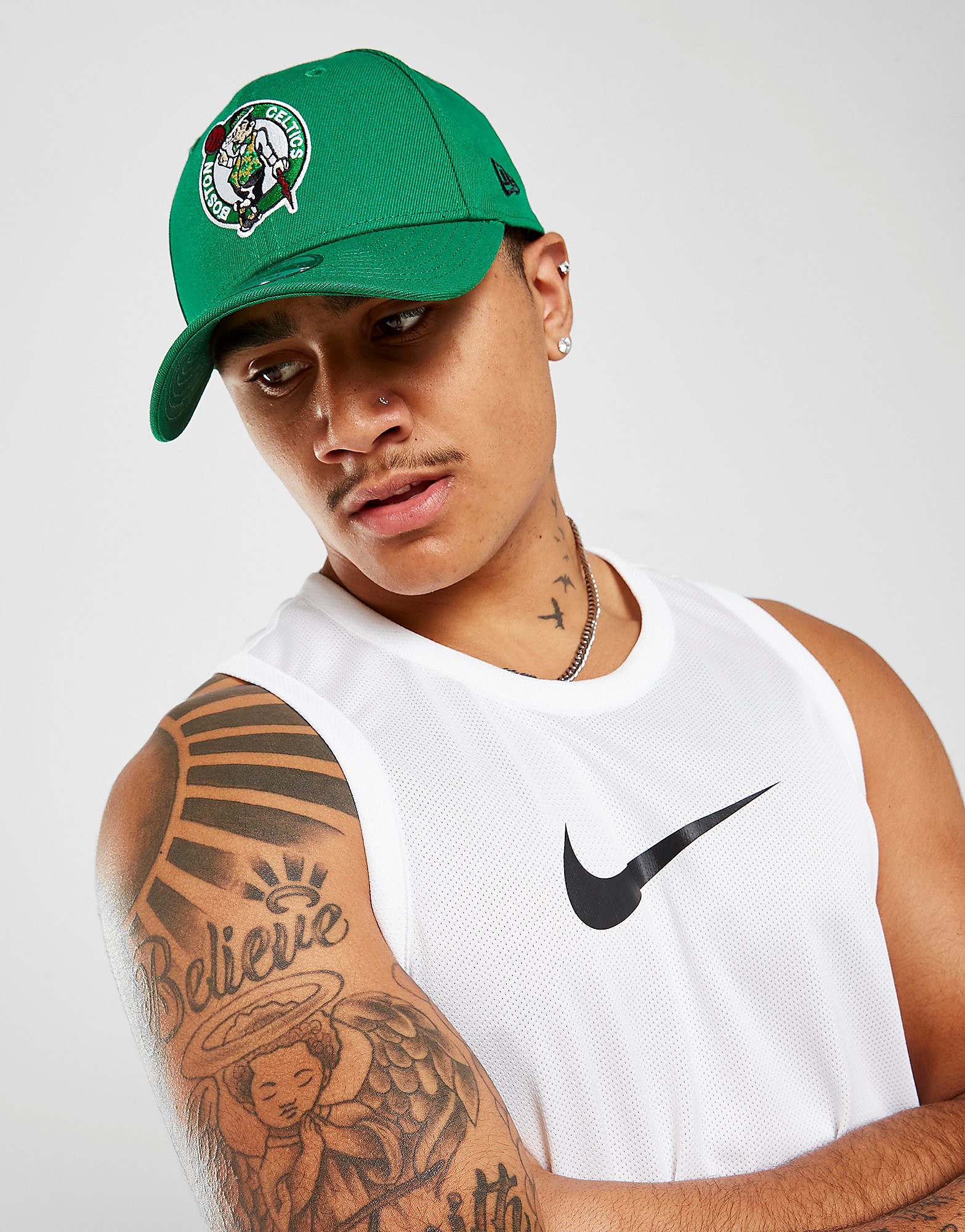 

New Era NBA Boston Celtics 9FORTY Cap - Green - Womens, Green