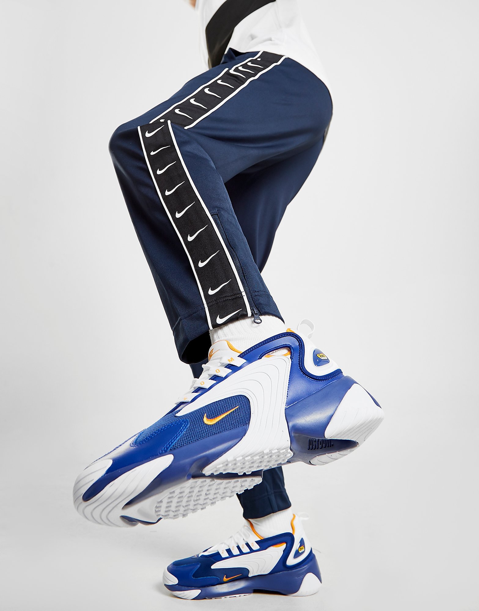 Nike Tape Track Pants Heren Alleen Bij Jd Blauw nike kopen in de aanbieding