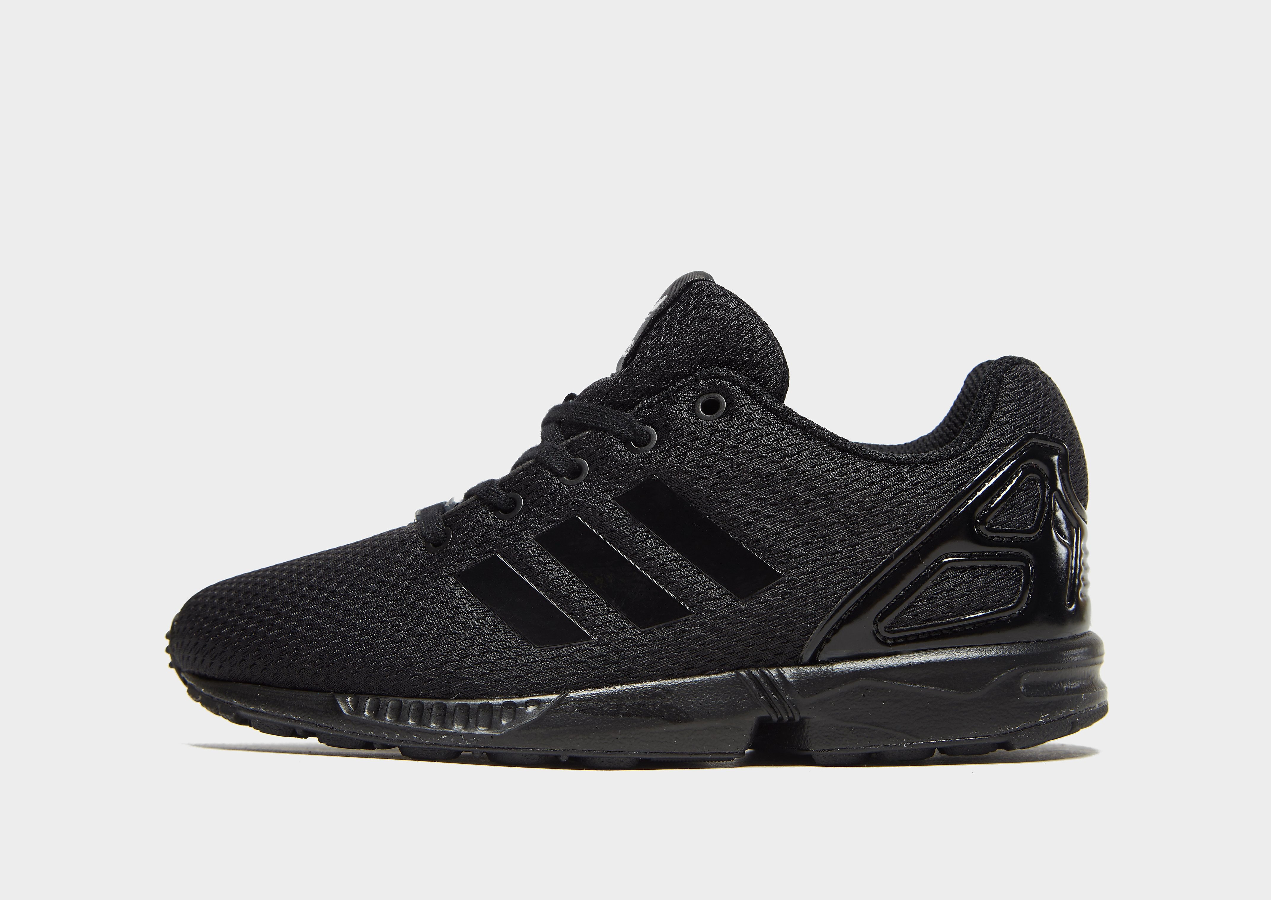 

adidas Originals ZX Flux Children - Only at JD - Black - Kids, Black