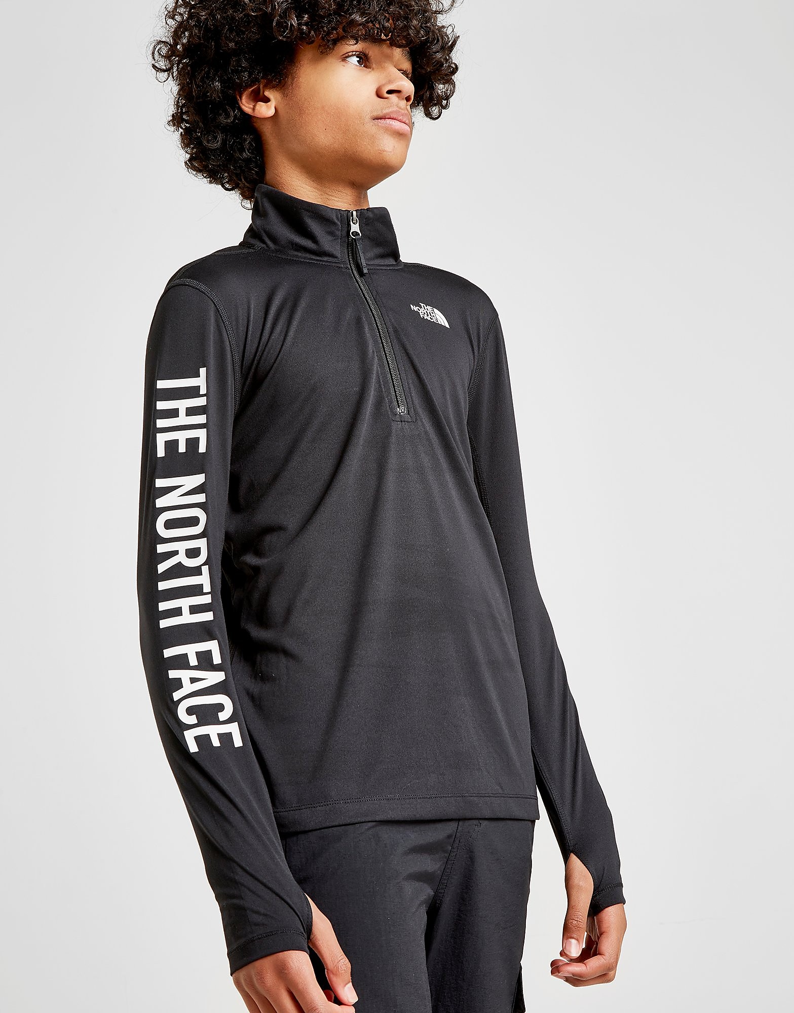 The North Face Reactor 14 Zip Top Junior Zwart Kind the north face kopen in de aanbieding