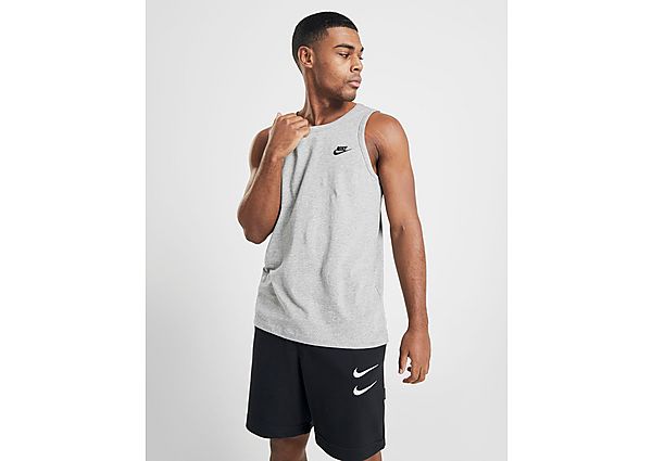 Nike Débardeur Foundation Homme - Dark Grey Heather/Black/White, Dark Grey Heather/Black/White