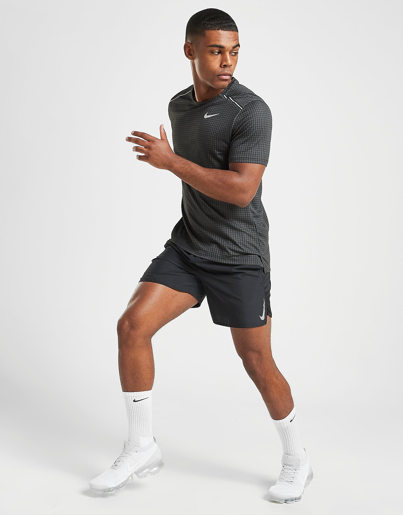 Nike Challenger 7" Stride Shorts - Black/Black - Mens, Black/Black
