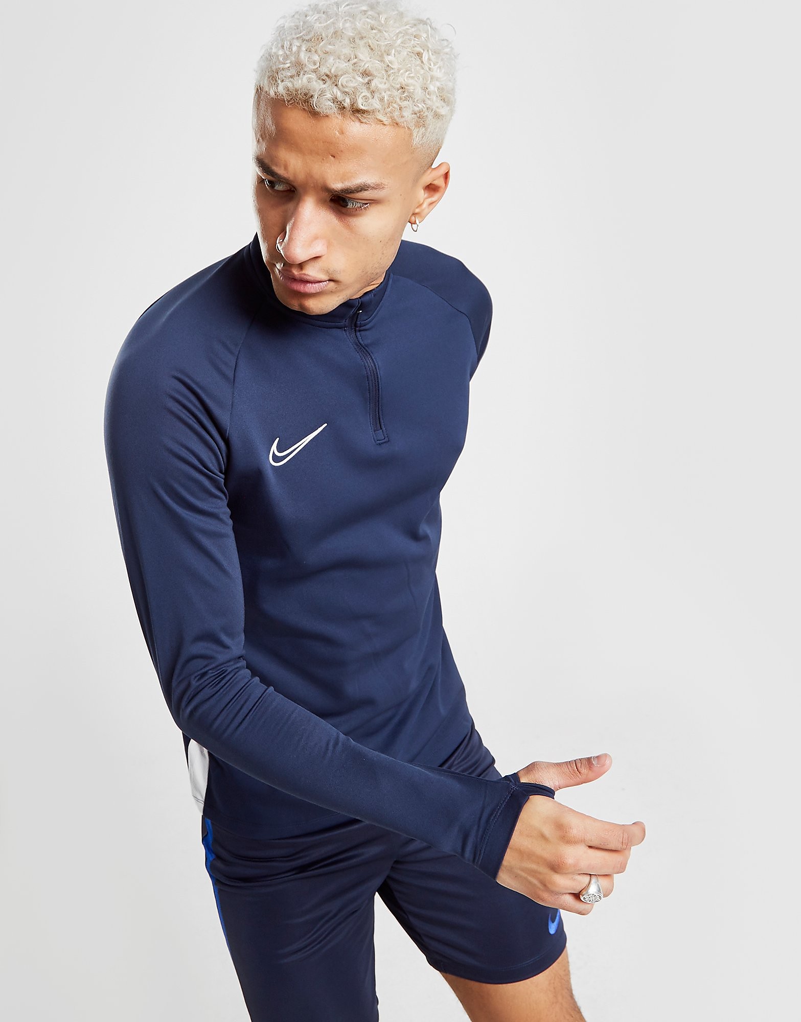 Nike Academy 14 Zip Sweatshirt Heren Blauw nike kopen in de aanbieding