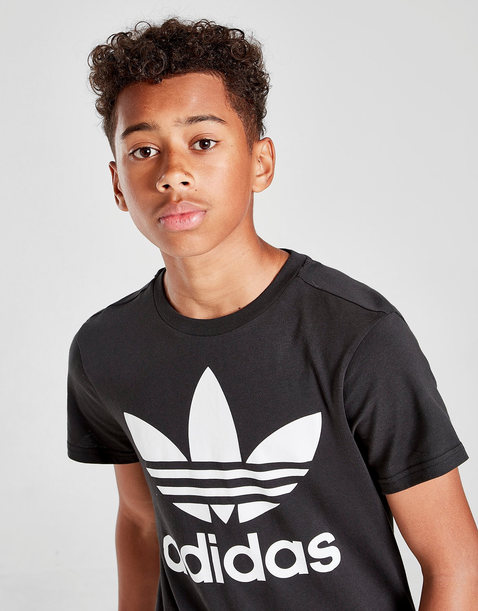 

adidas Originals Trefoil T-Shirt Junior - Black/White - Kids, Black/White