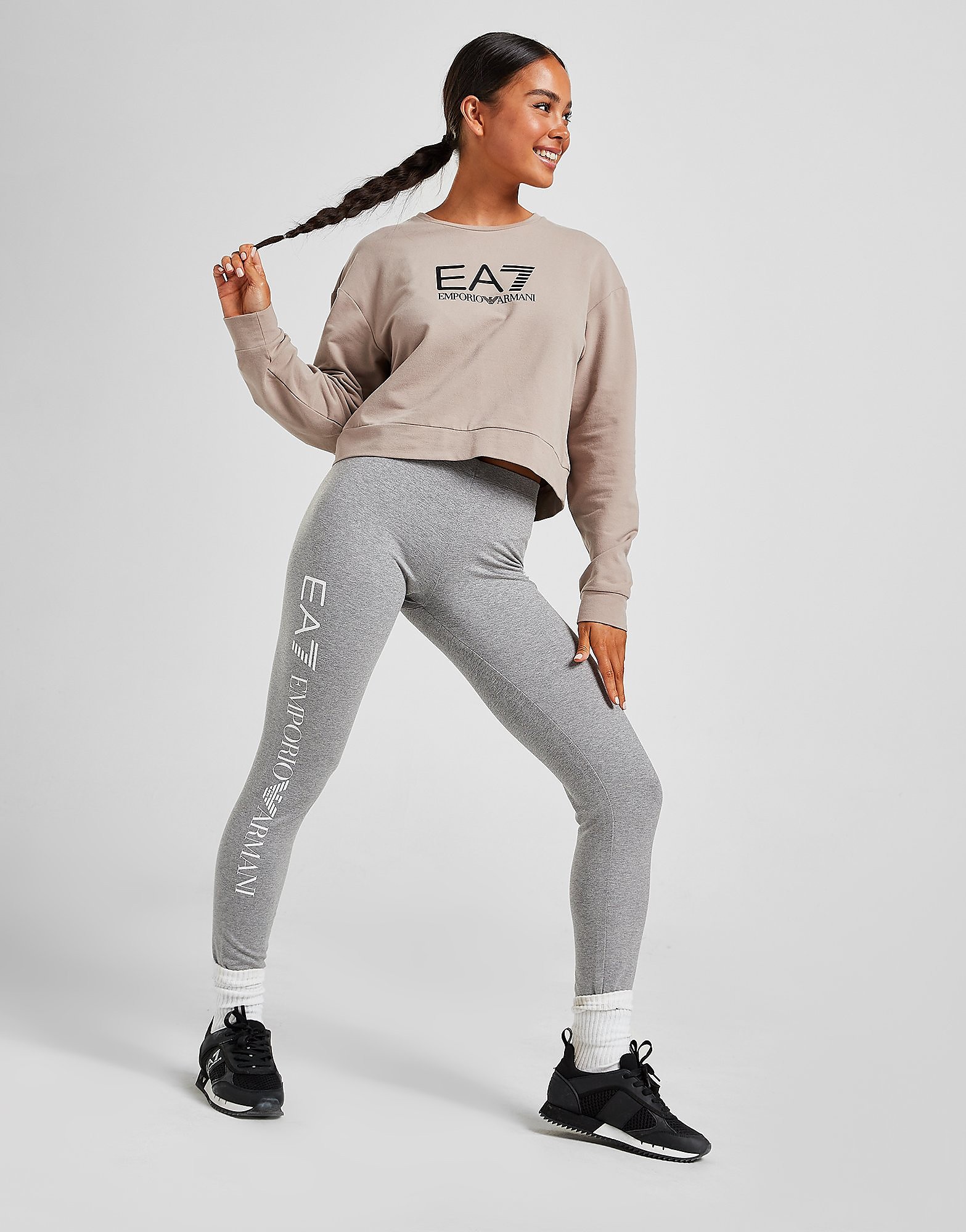 

Emporio Armani EA7 Leggings - Only at JD - Grey - Womens, Grey