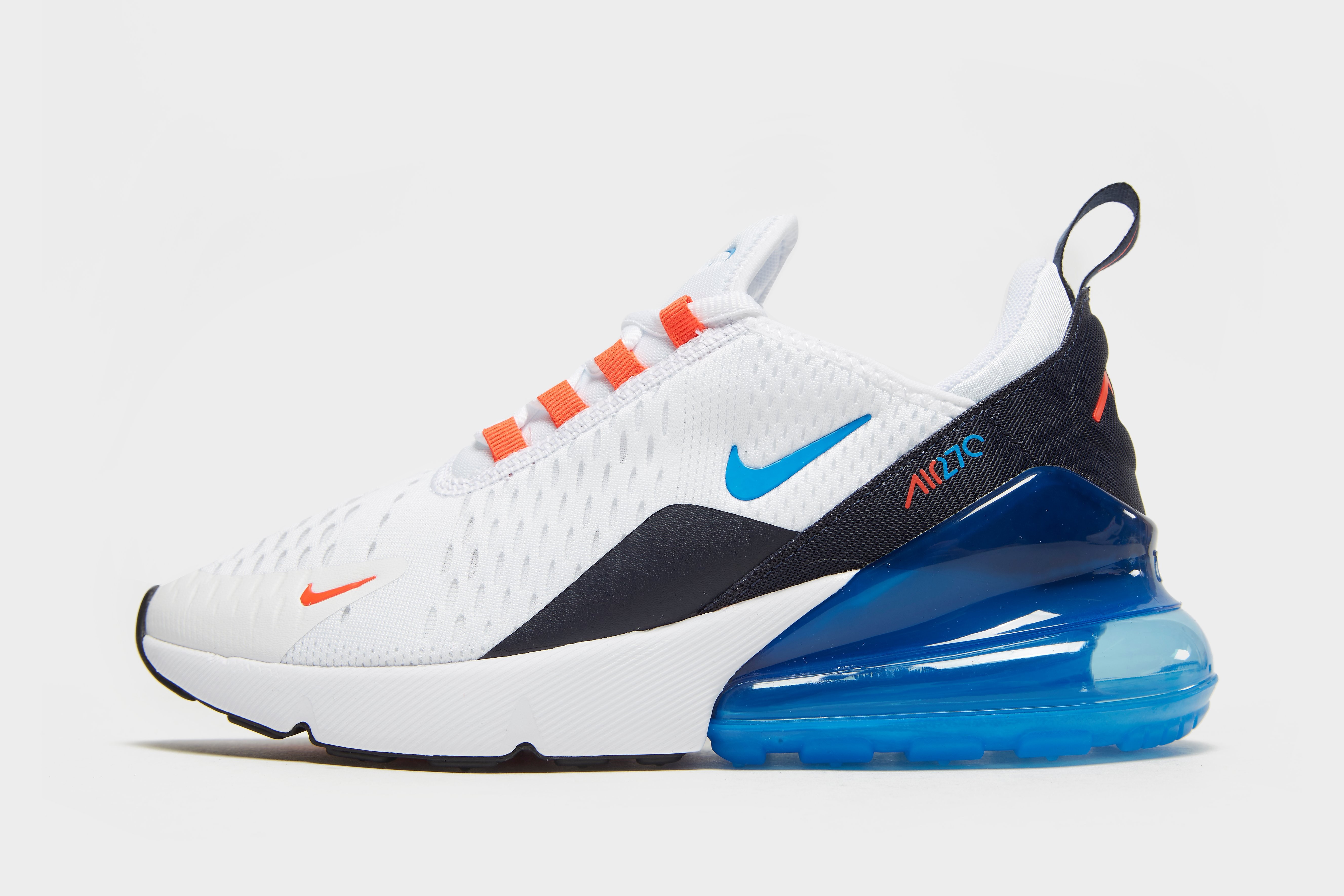 

Nike Air Max 270 Junior - White/Blue/Orange - Kids, White/Blue/Orange