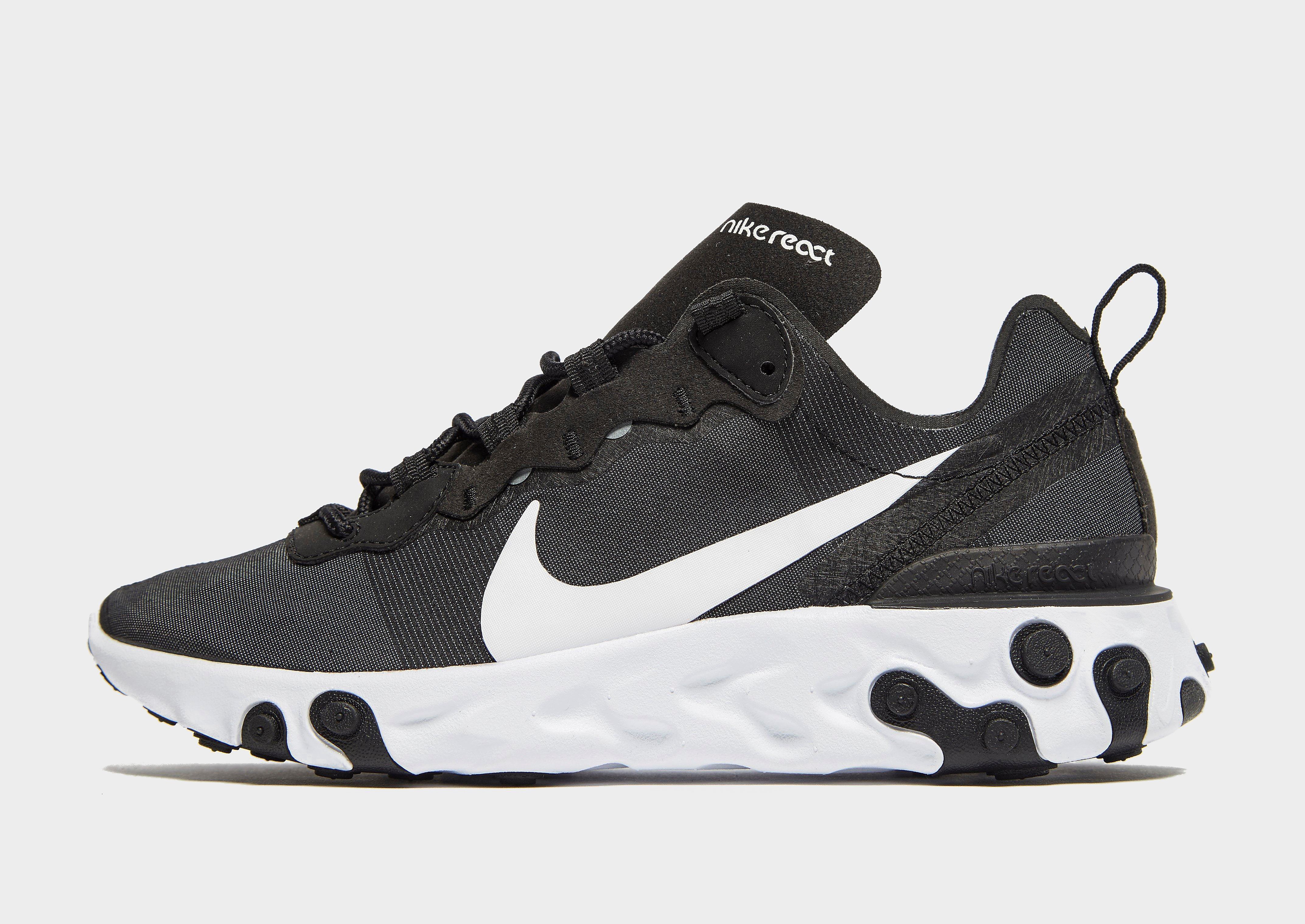 

Nike React Element 55 Women's - Black/White, Black/White
