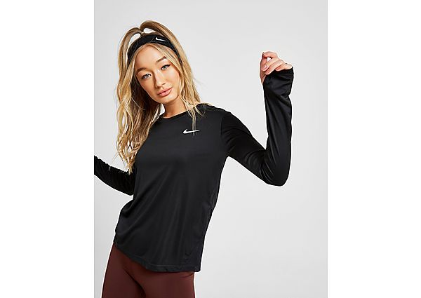 Nike Haut Manches Longues Running Miler Femme - Black, Black