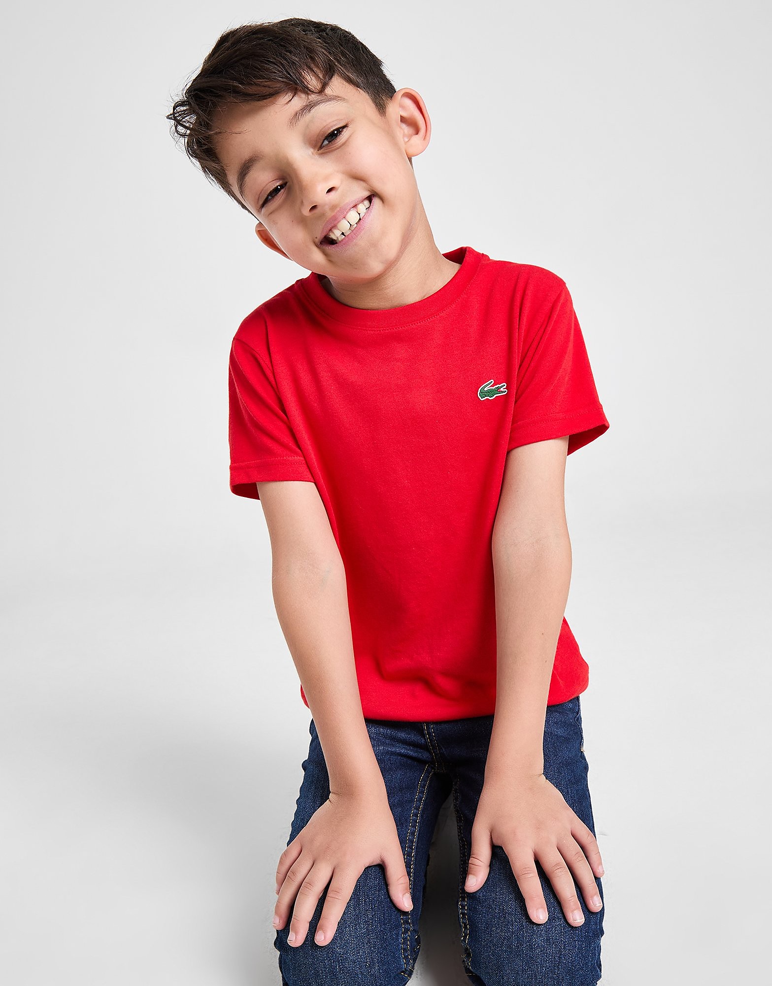 

Lacoste Small Logo T-Shirt - Red - Kids, Red